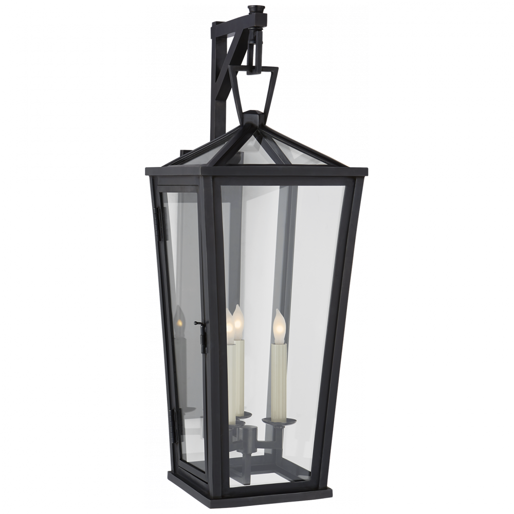 Visual Comfort Darlana Medium Tall Bracketed Wall Lantern Outdoor Flush Mounts Visual Comfort & Co.   