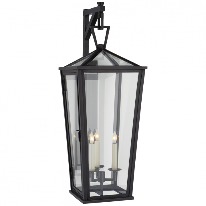 Visual Comfort Darlana Large Tall Bracketed Wall Lantern Outdoor Flush Mounts Visual Comfort & Co.   