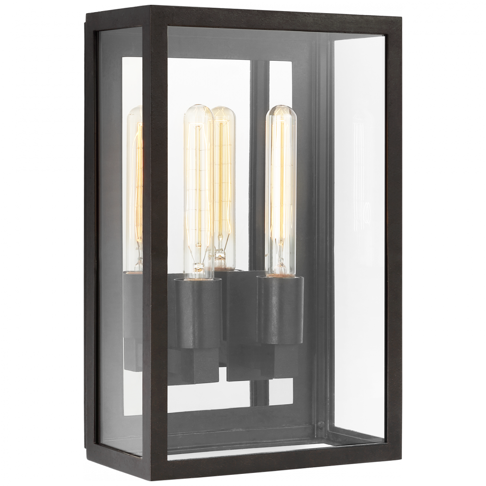 Visual Comfort & Co. Fresno Medium 2-Light 3/4 Wall Lantern Outdoor Flush Mounts Visual Comfort & Co.   