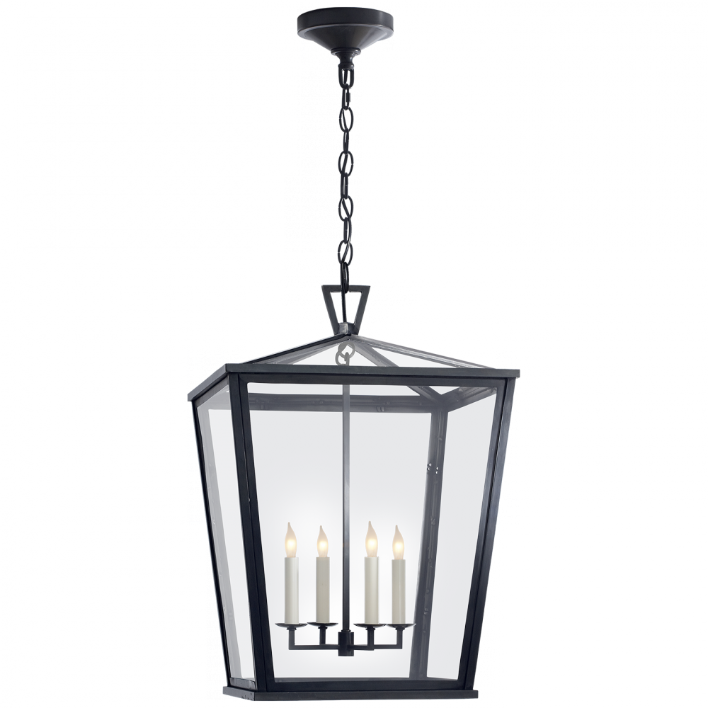 Visual Comfort & Co. Darlana Medium Hanging Lantern Outdoor Lighting Visual Comfort & Co.   