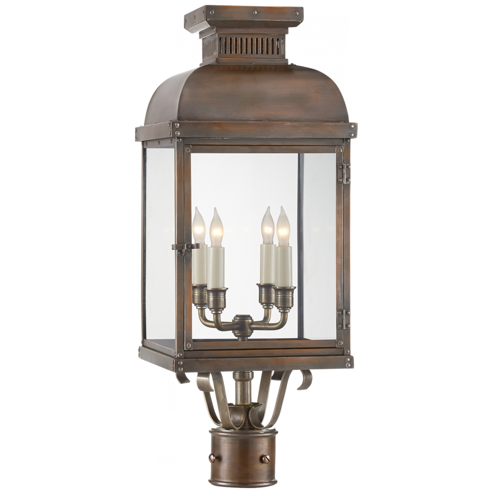 Visual Comfort & Co. Suffork Post Lantern Outdoor Flush Mounts Visual Comfort & Co.   