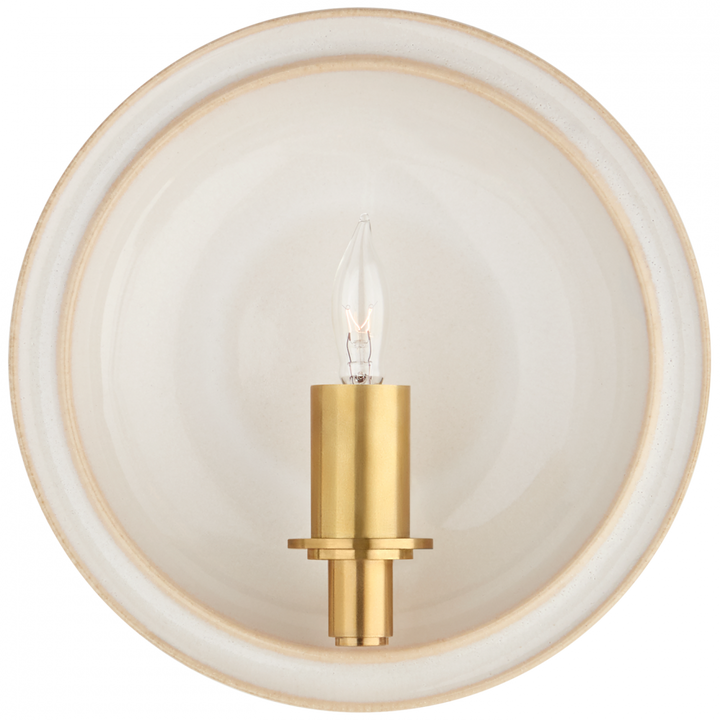 Visual Comfort & Co. Leeds Small Round Sconce Wall Sconces Visual Comfort & Co.   