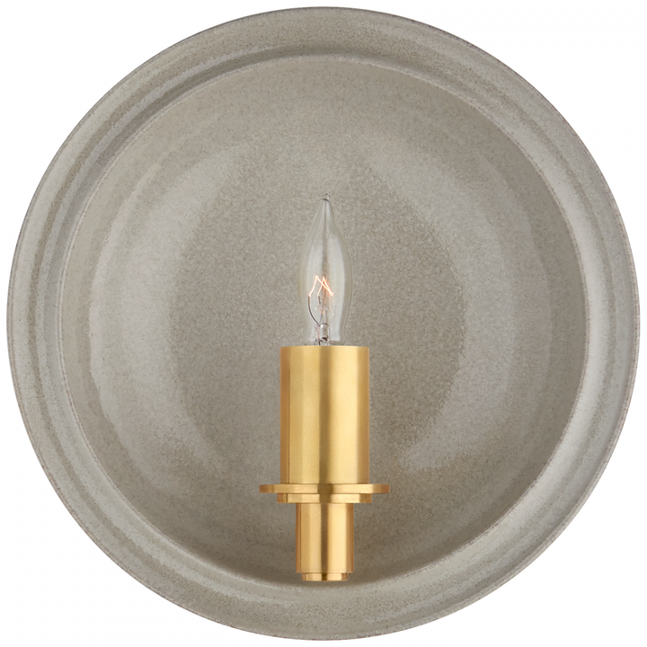 Visual Comfort & Co. Leeds Small Round Sconce Wall Sconces Visual Comfort & Co.   