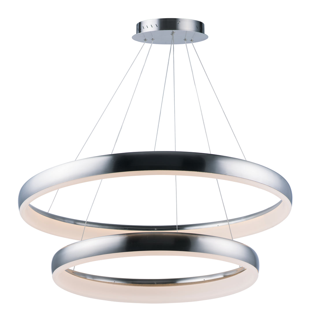 Innertube-Multi-Light Pendant Pendants ET2 31.5x31.5x2.5 Satin Nickel 