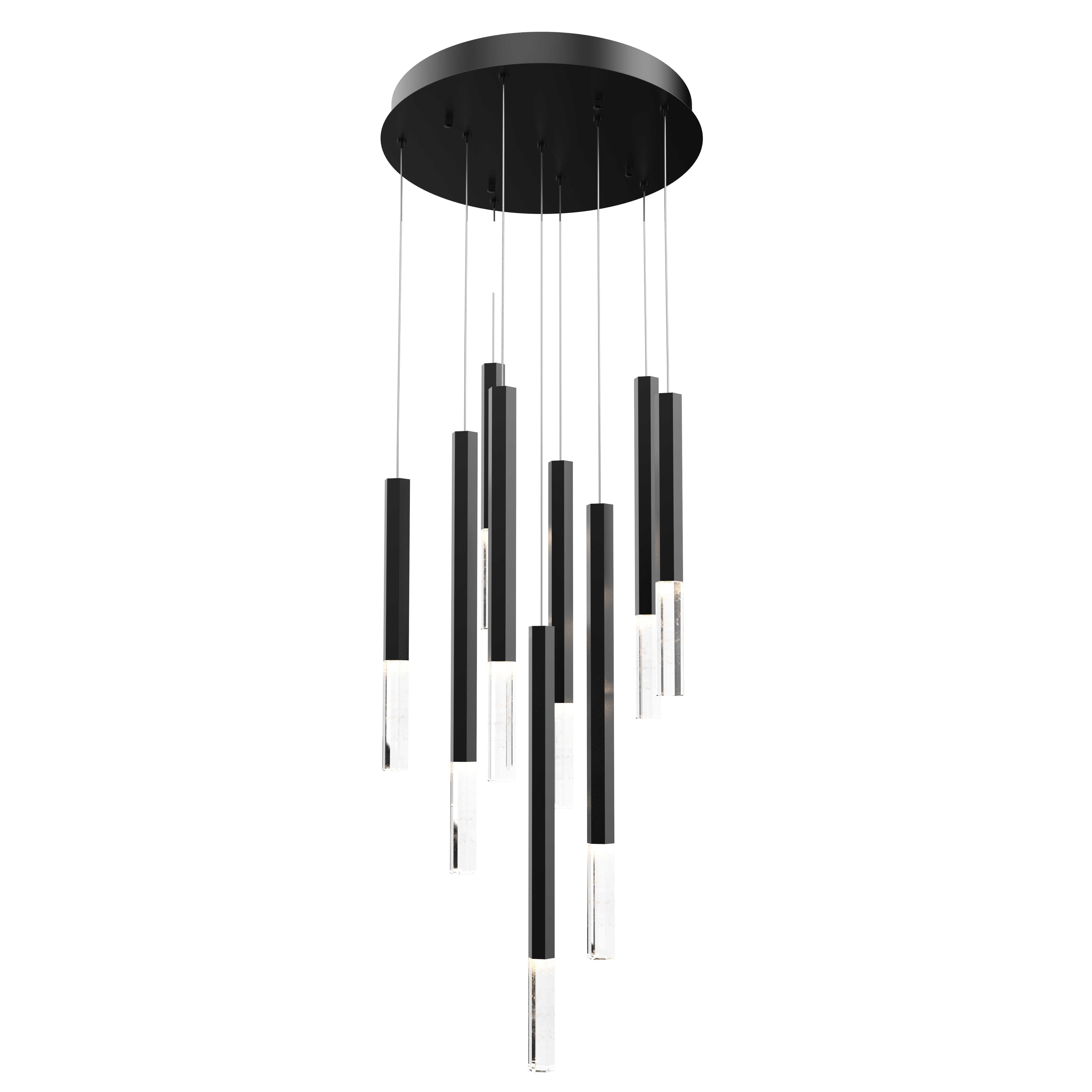 Diaphane-Multi-Light Pendant Pendant ET2 15x15x32.5 Black 