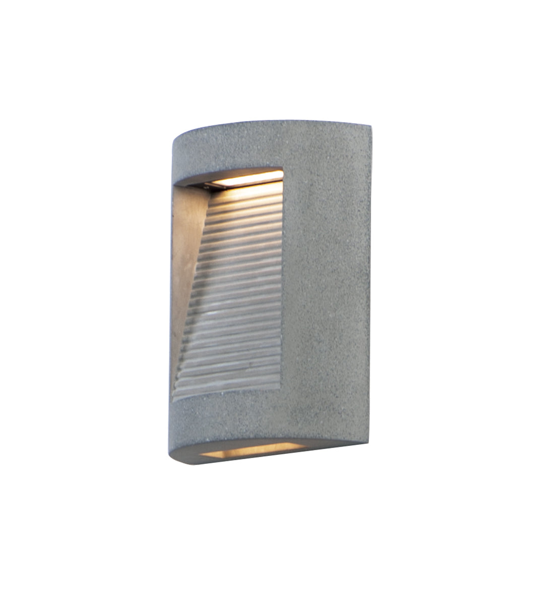 Boardwalk-Wall Sconce Wall Light Fixtures ET2 x7.75x10.25 Greystone 