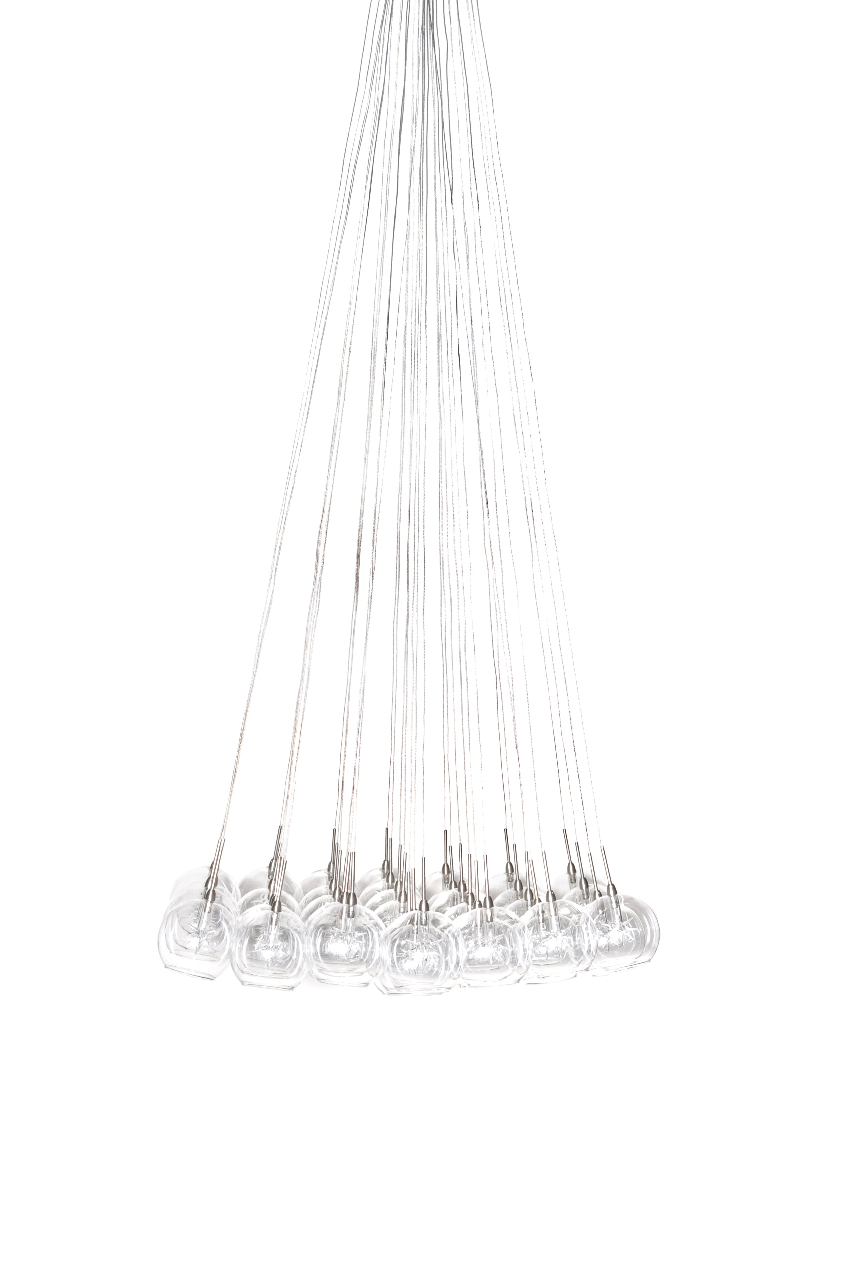 Starburst-Multi-Light Pendant Pendant ET2 33x33x52.5 Satin Nickel 