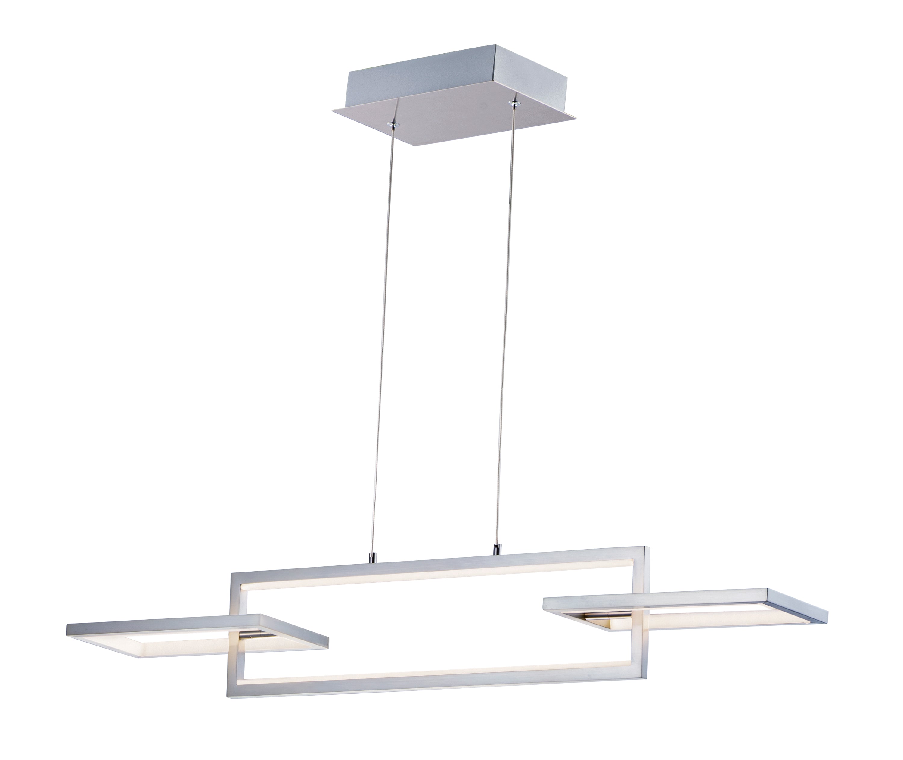 Link-Single Pendant Pendant ET2 6.25x42x7.25 Satin Nickel 