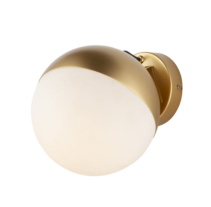 Half Moon-Wall Sconce Wall Sconces ET2 0x7.75x7.75 Metallic Gold 