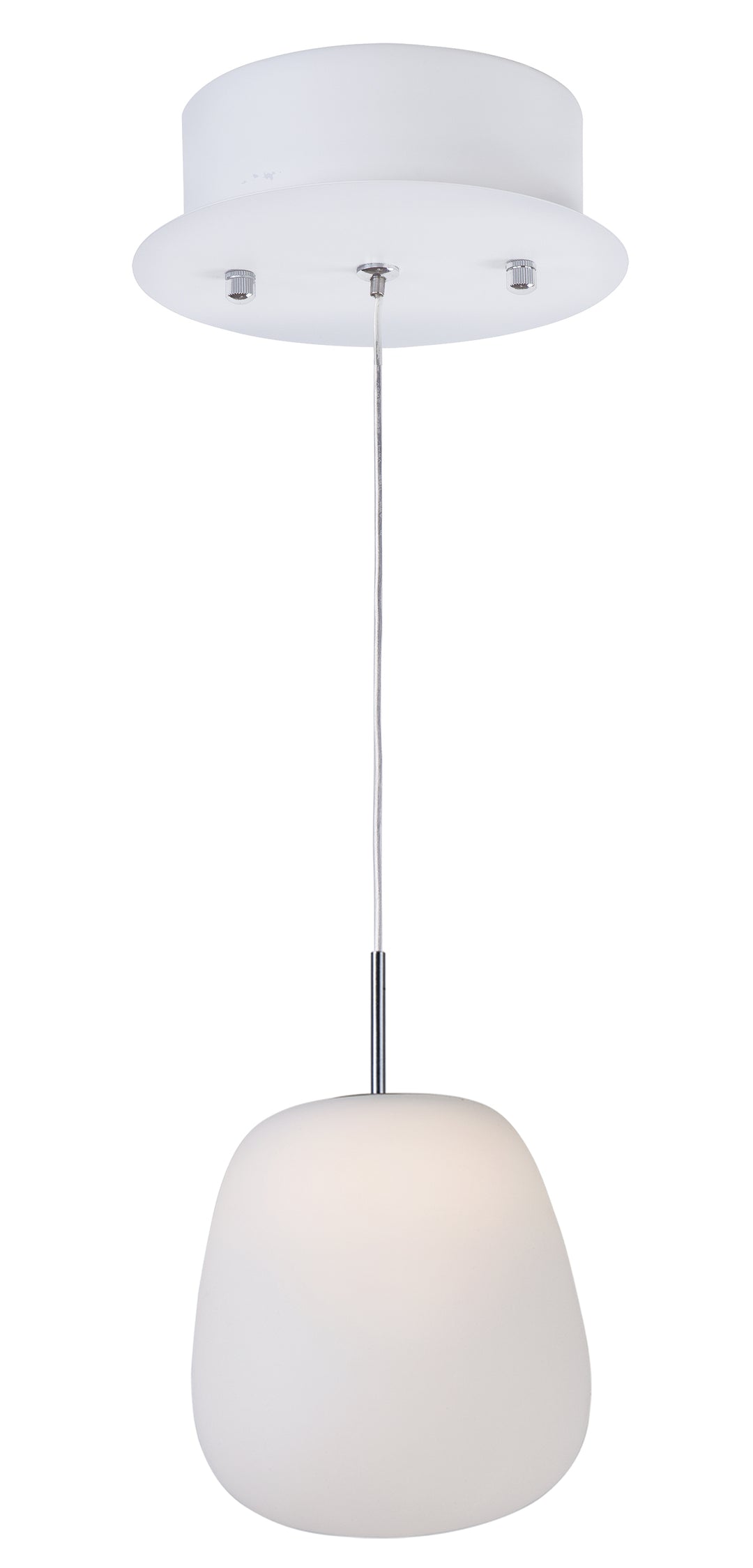 Puffs-Single Pendant Pendants ET2 x6.25x7.5 White 