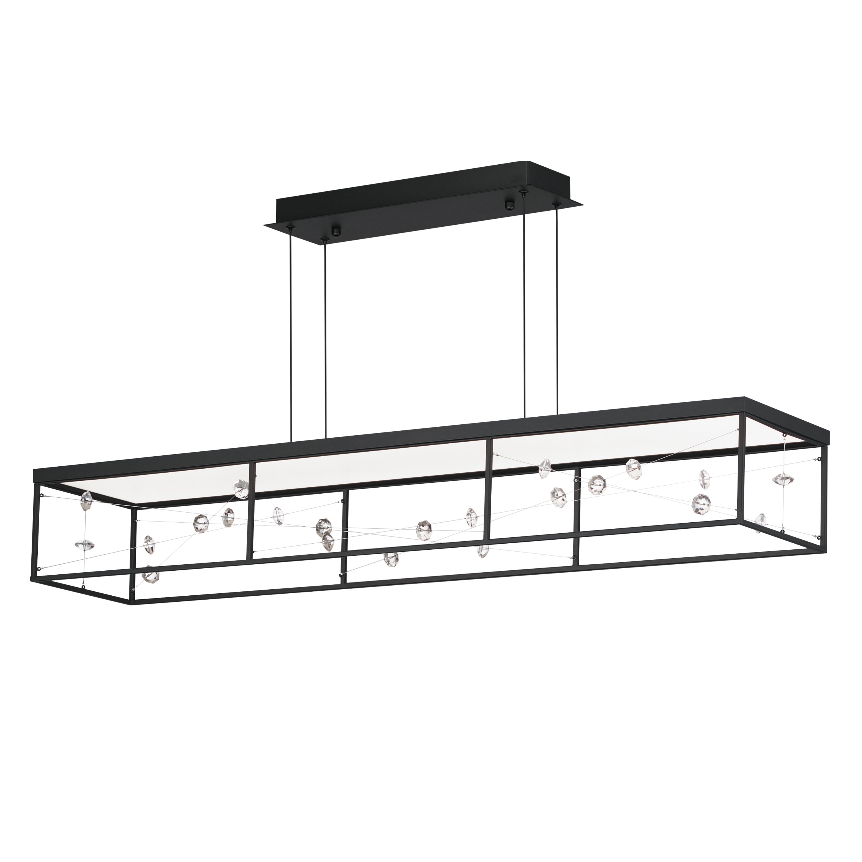 Entanglement-Linear Pendant Pendant ET2 47.25x10x6.75 Black 