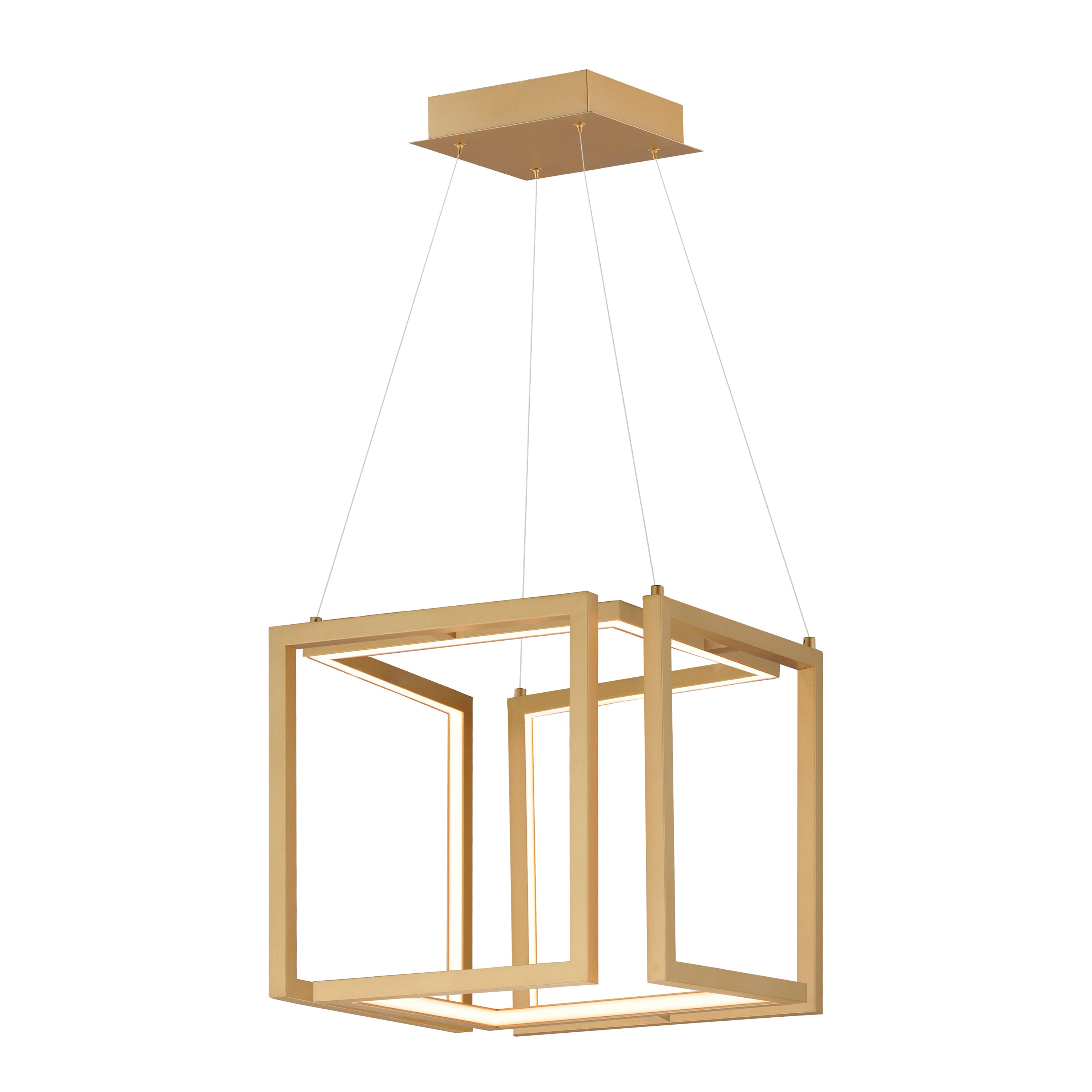 Penrose-Single Pendant Pendant ET2 16x16x16 Gold 