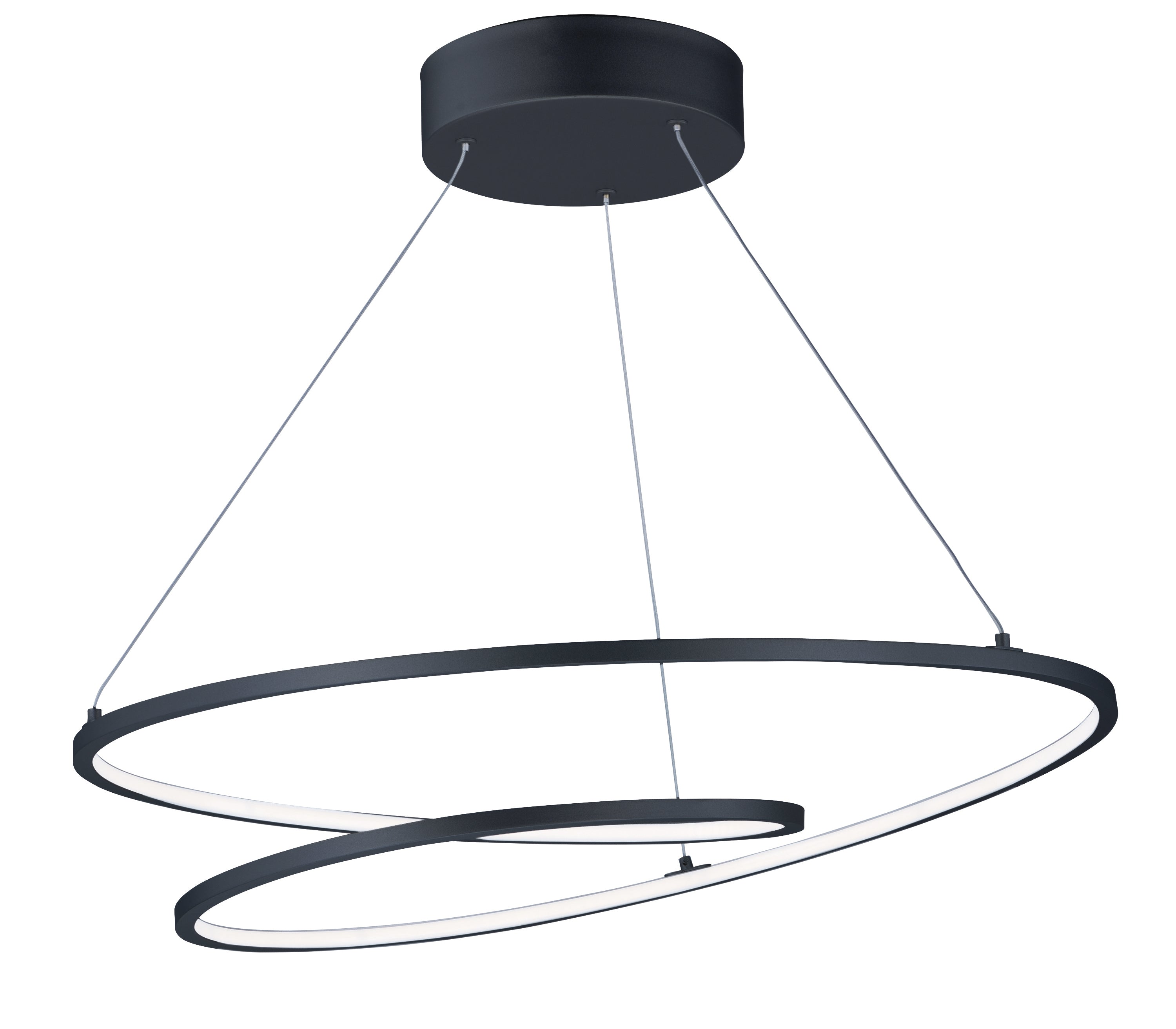 Cycle-Single Pendant Pendant ET2 24.5x24.5x2 Black 