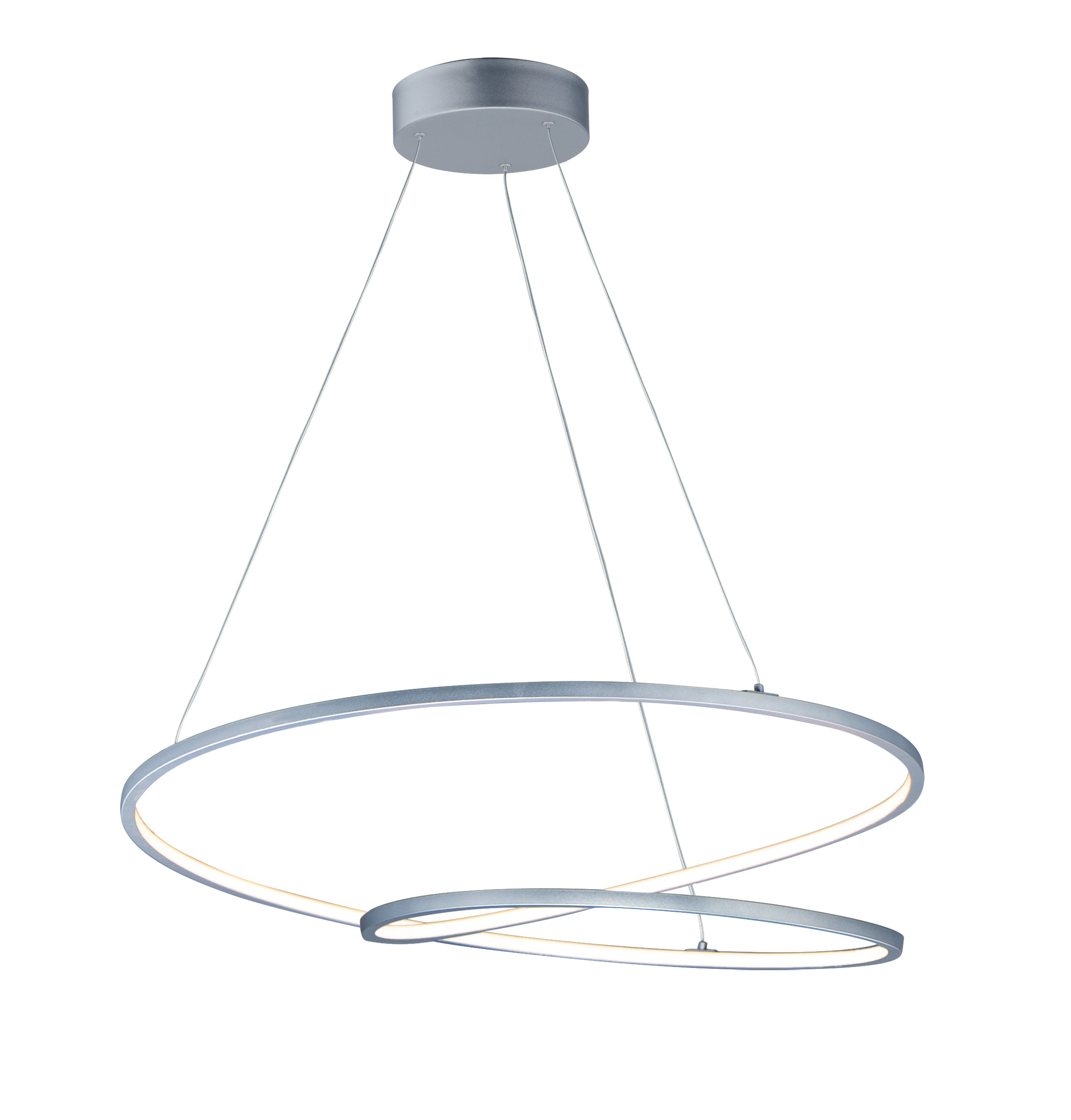 Cycle-Single Pendant Pendant ET2 31.5x31.5x2 Matte Silver 