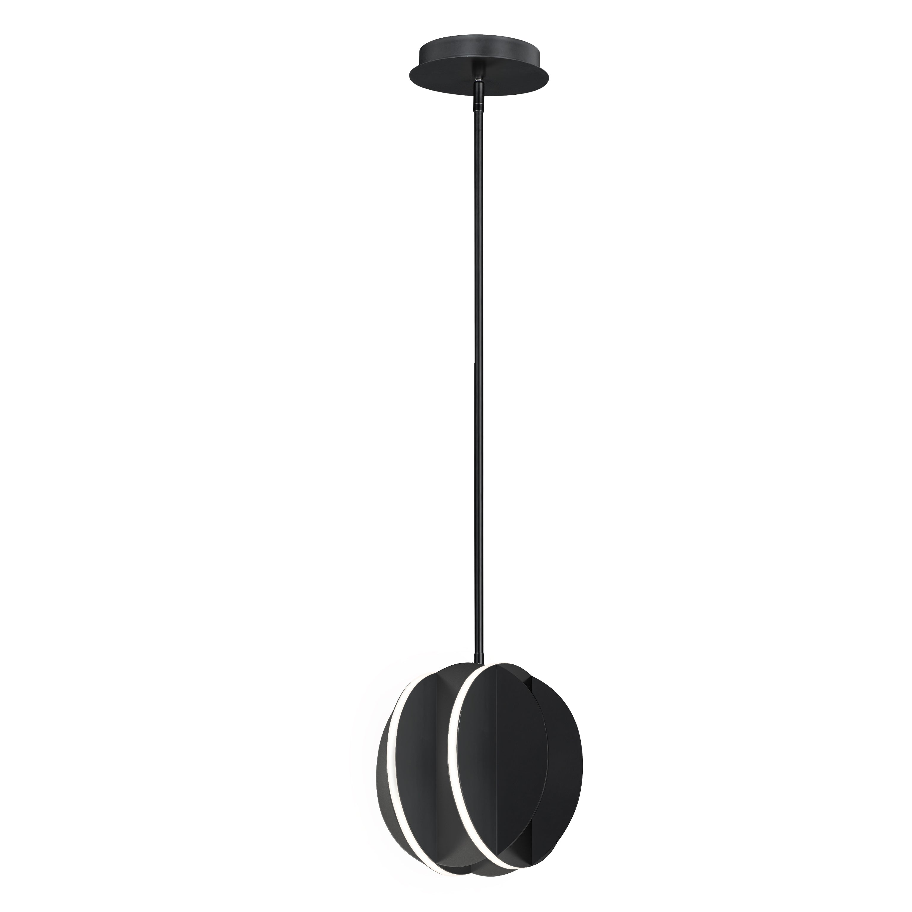 Interval-Single Pendant Pendant ET2 7.75x7.75x8.25 Black 