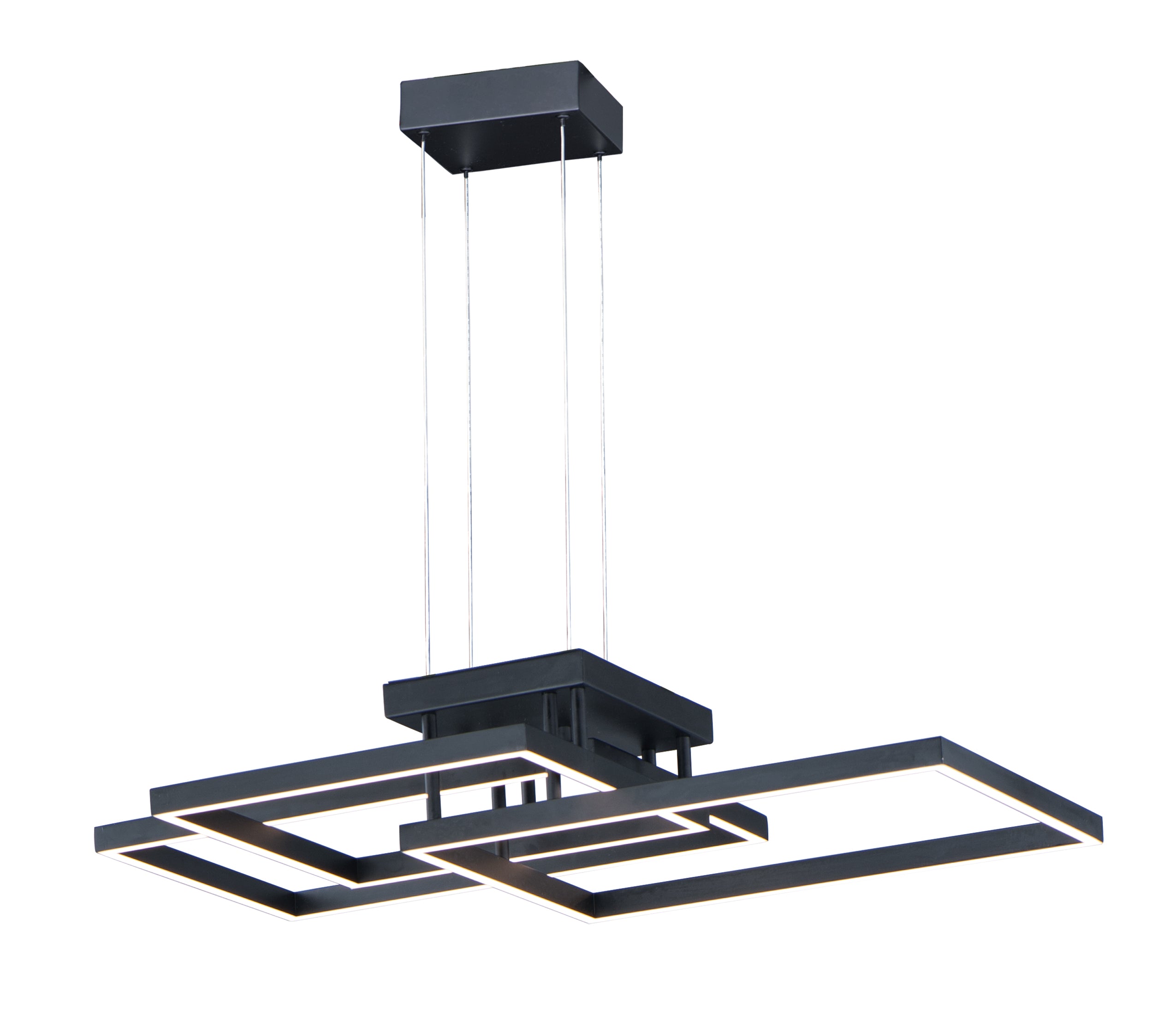 Traverse LED-Multi-Light Pendant Pendant ET2 35.5x23.5x6 Black 