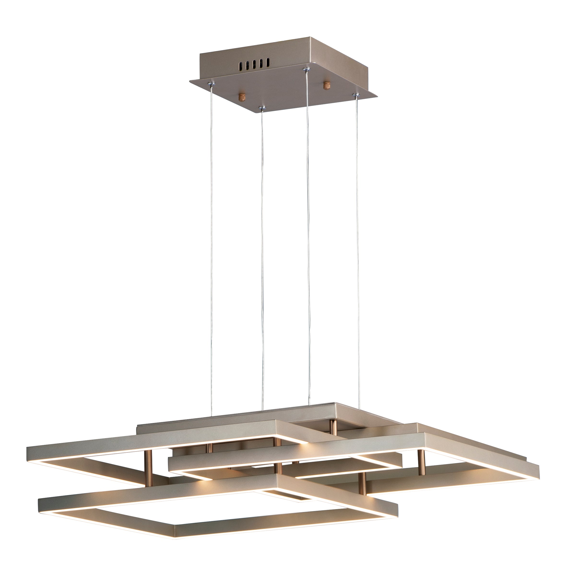 Traverse LED-Single Pendant Pendant ET2 31x31x5.75 Champagne 