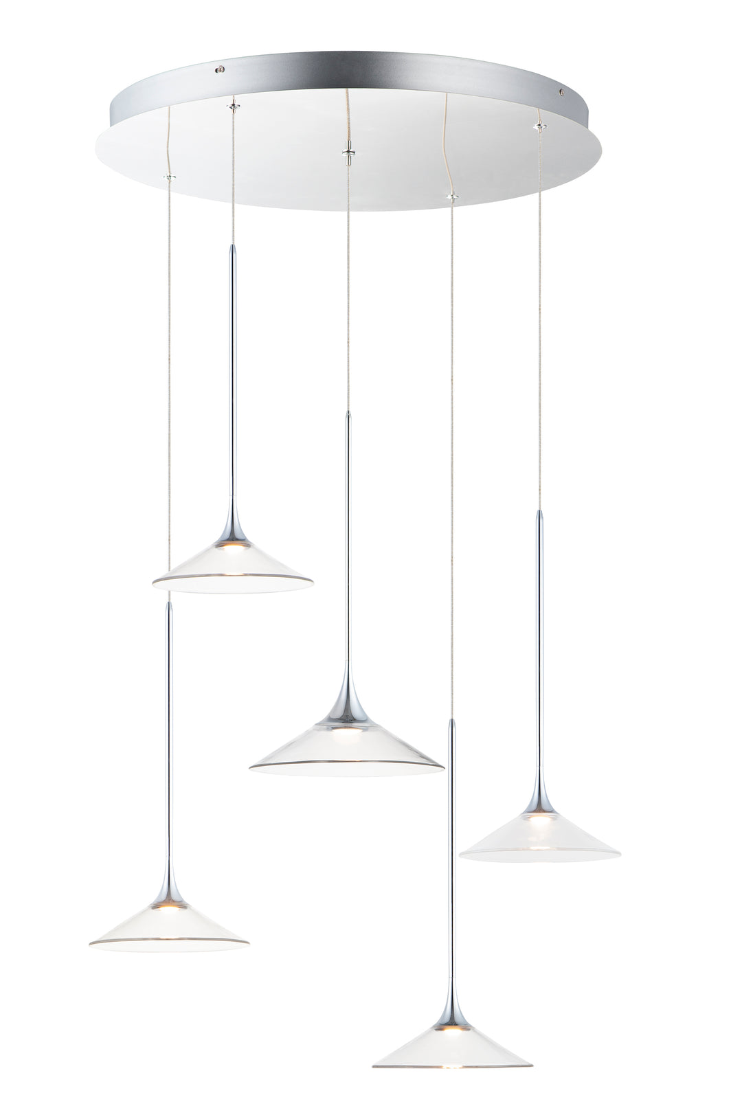 Cono-Multi-Light Pendant Pendants ET2 26x26x24.75 Polished Chrome 