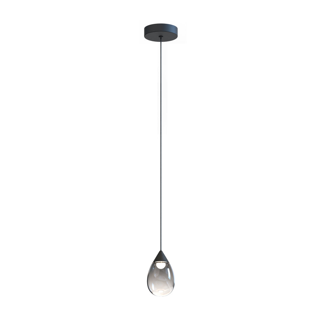 Dewdrop-Mini Pendant Mini-Pendants ET2 4x4x6.75 Black 