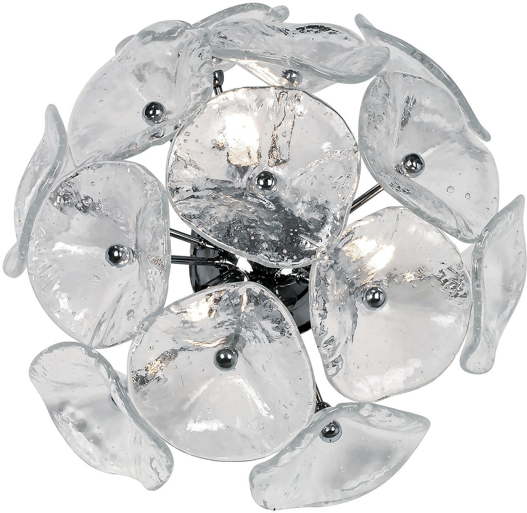 Fiori-Wall Sconce Wall Sconces ET2 0x14.25x7.5 Polished Chrome 