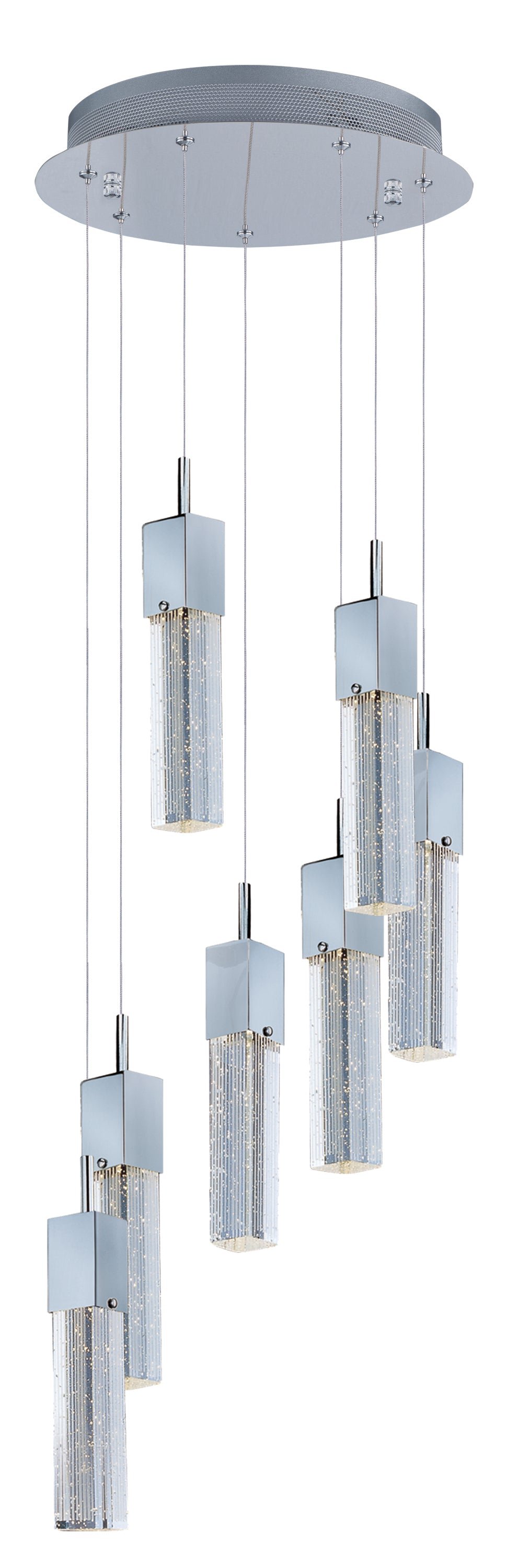 Fizz III-Multi-Light Pendant Pendant ET2 13.5x13.5x12 Polished Chrome 