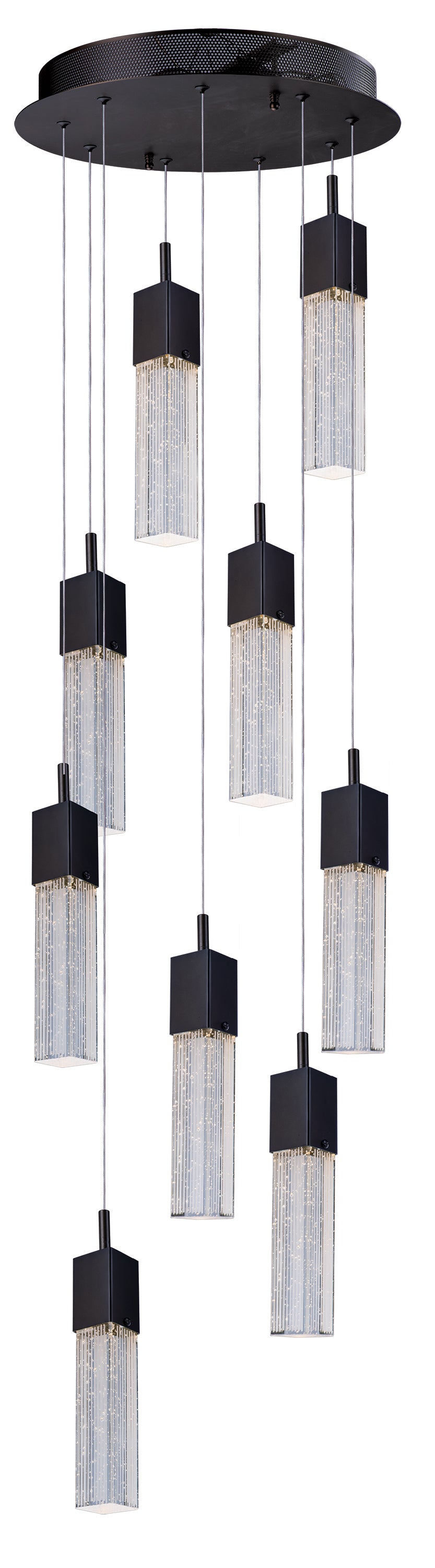 Fizz III-Multi-Light Pendant Pendant ET2 15.75x15.75x12 Bronze 