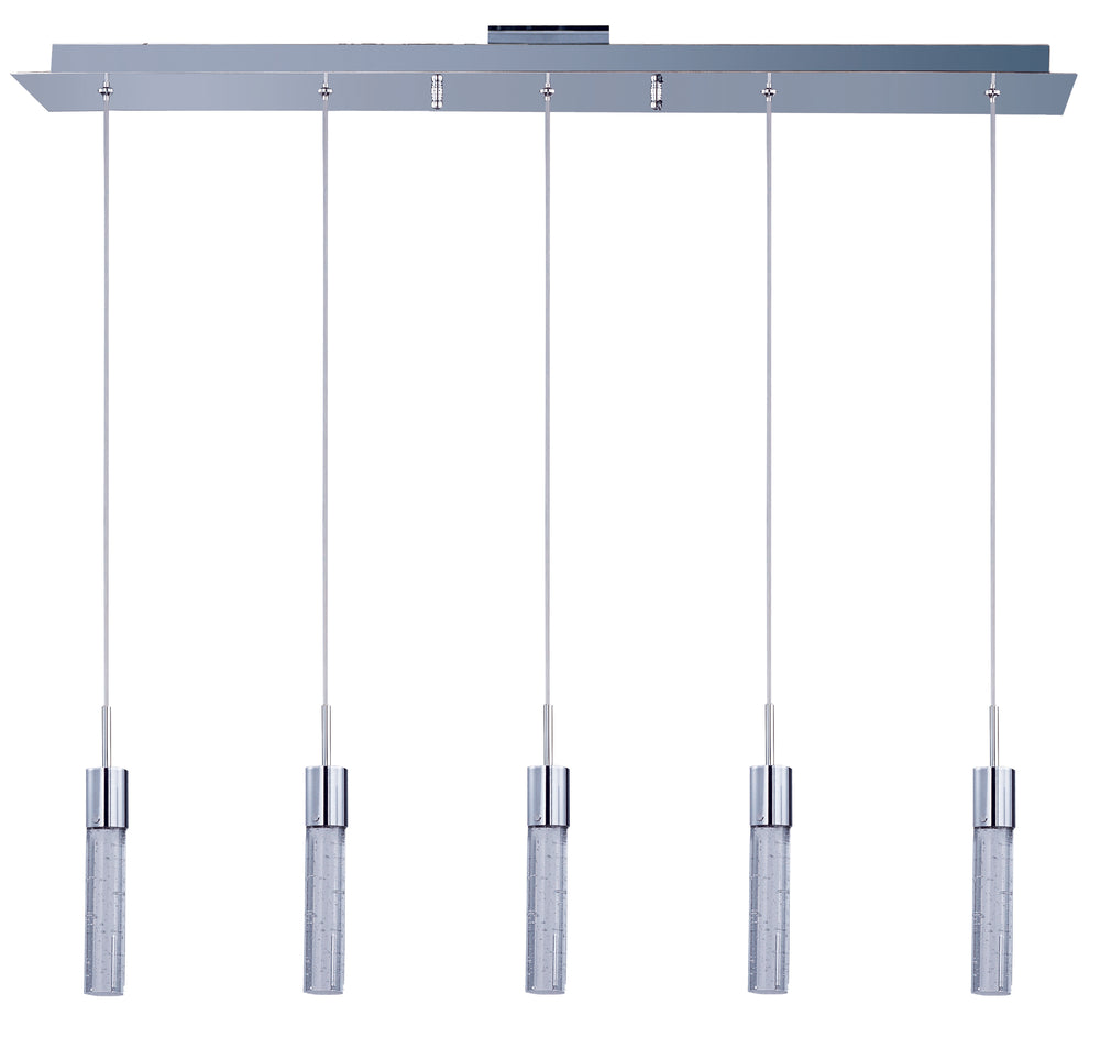 Fizz IV-Linear Pendant Pendants ET2 4.75x39x12 Polished Chrome 