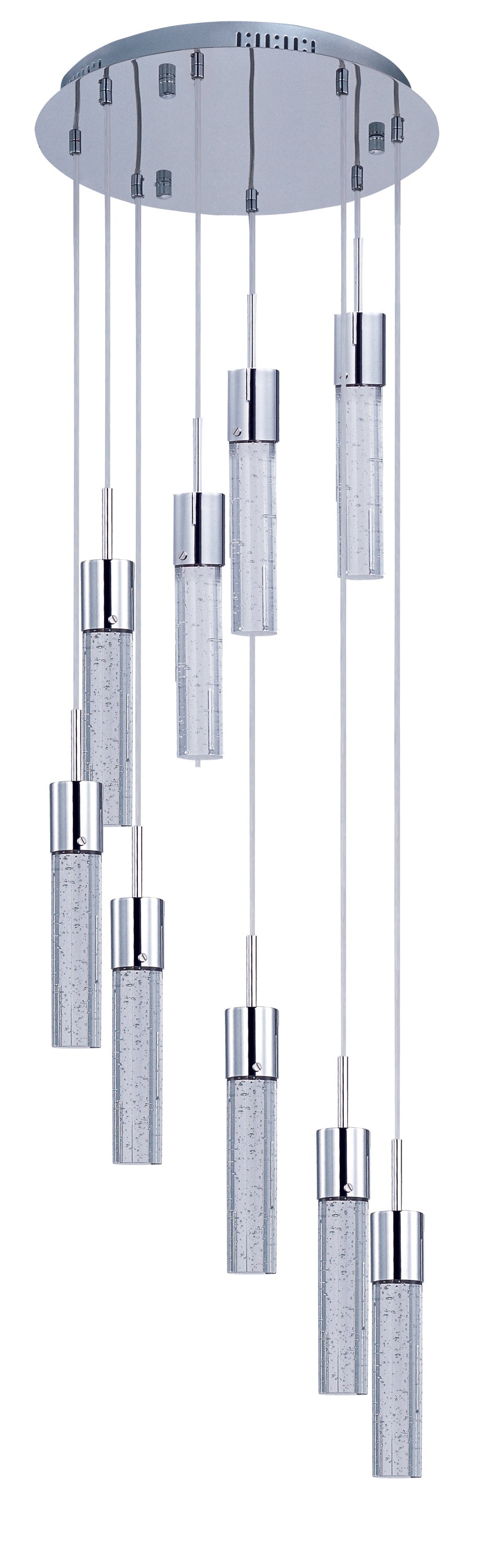 Fizz IV-Multi-Light Pendant Pendant ET2 x16x14 Polished Chrome 