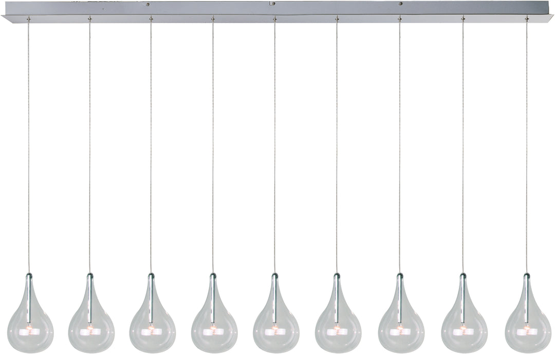 Larmes-Linear Pendant Pendants ET2 56x5x8 Polished Chrome 