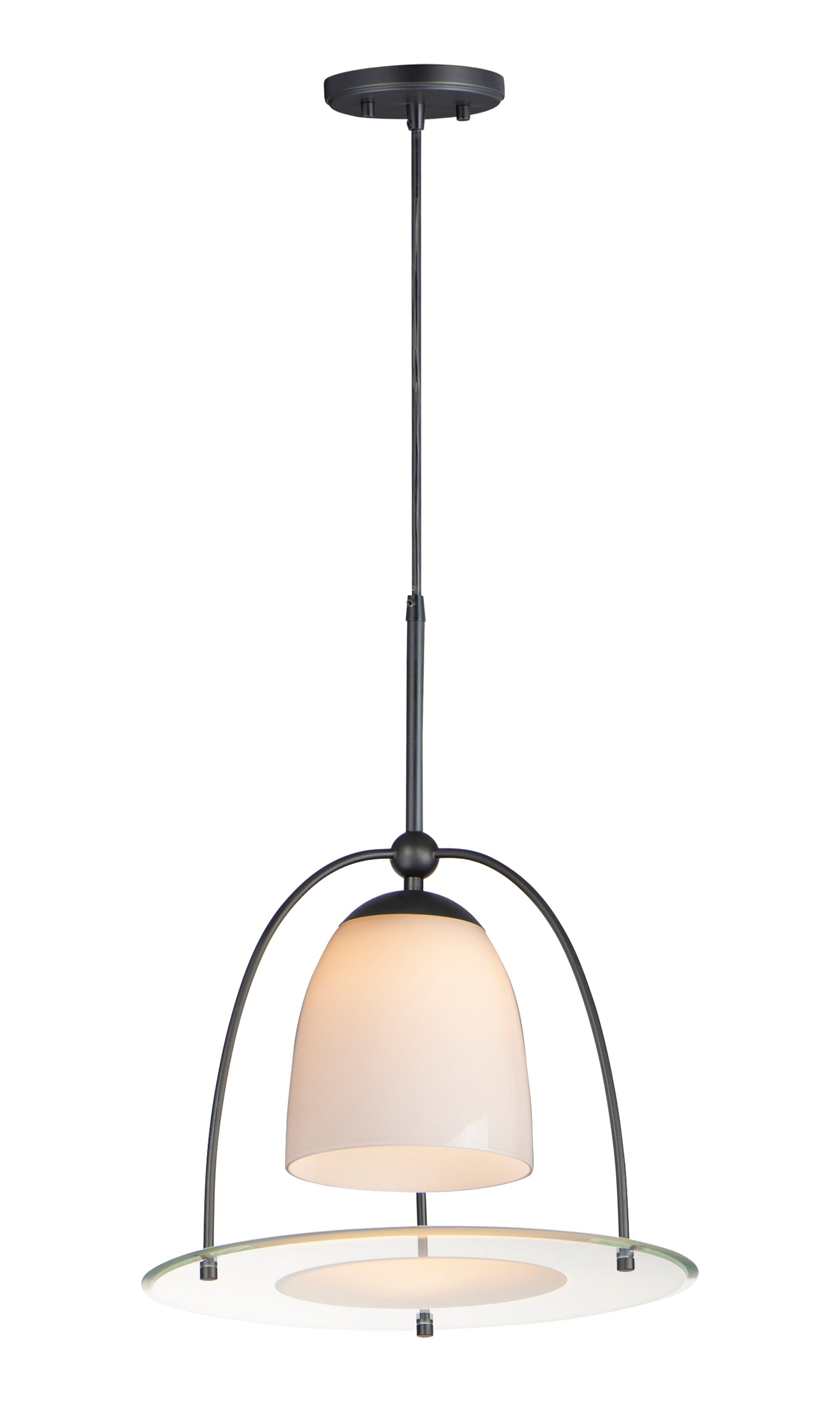 Focal Point-Single Pendant Pendant ET2 15x15x19.5 Black 