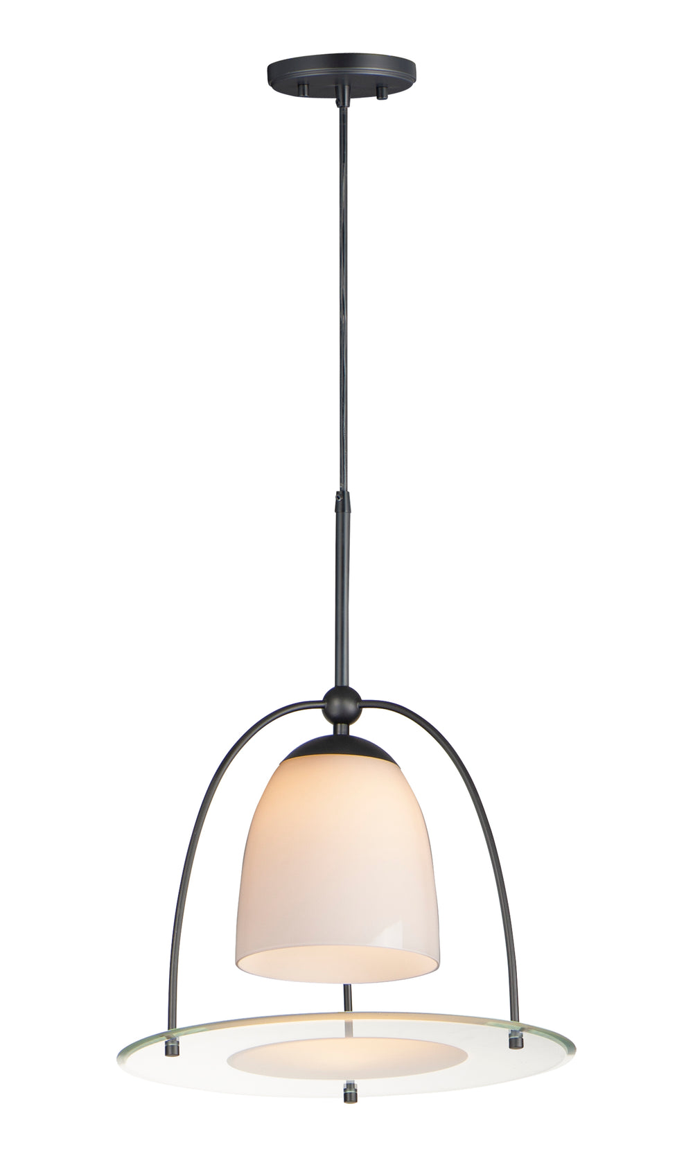 Focal Point-Single Pendant Pendants ET2 15x15x19.5 Black 