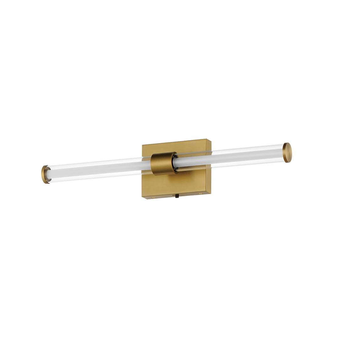 Fuse-Bath Vanity Vanity Lights ET2 0x1.75x23.25 Natural Aged Brass 