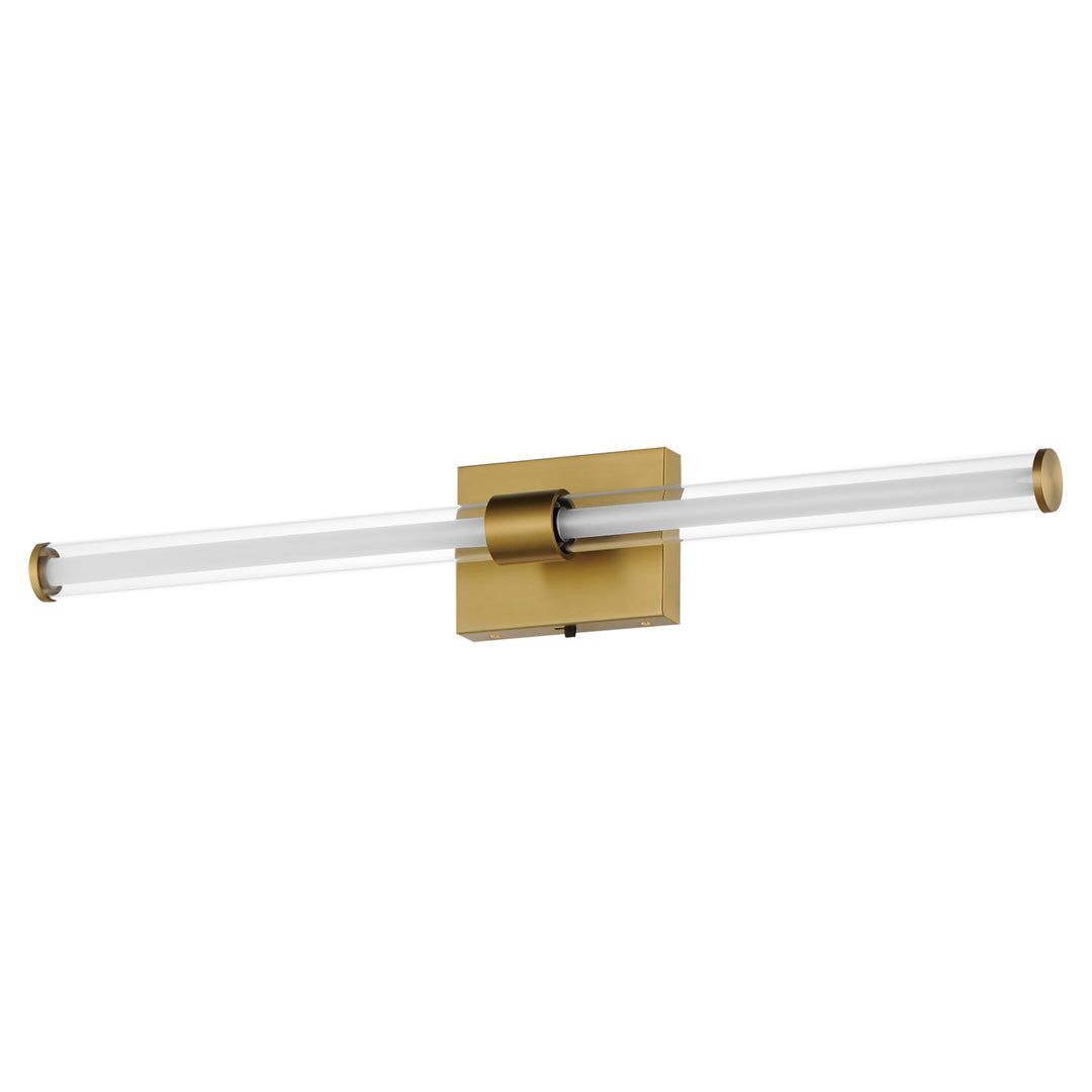 Fuse-Bath Vanity Vanity Lights ET2 0x1.75x30 Natural Aged Brass 