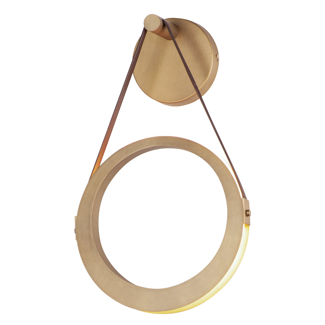 Tether-Wall Sconce Wall Sconces ET2 11.75xx20.75 Natural Aged Brass 