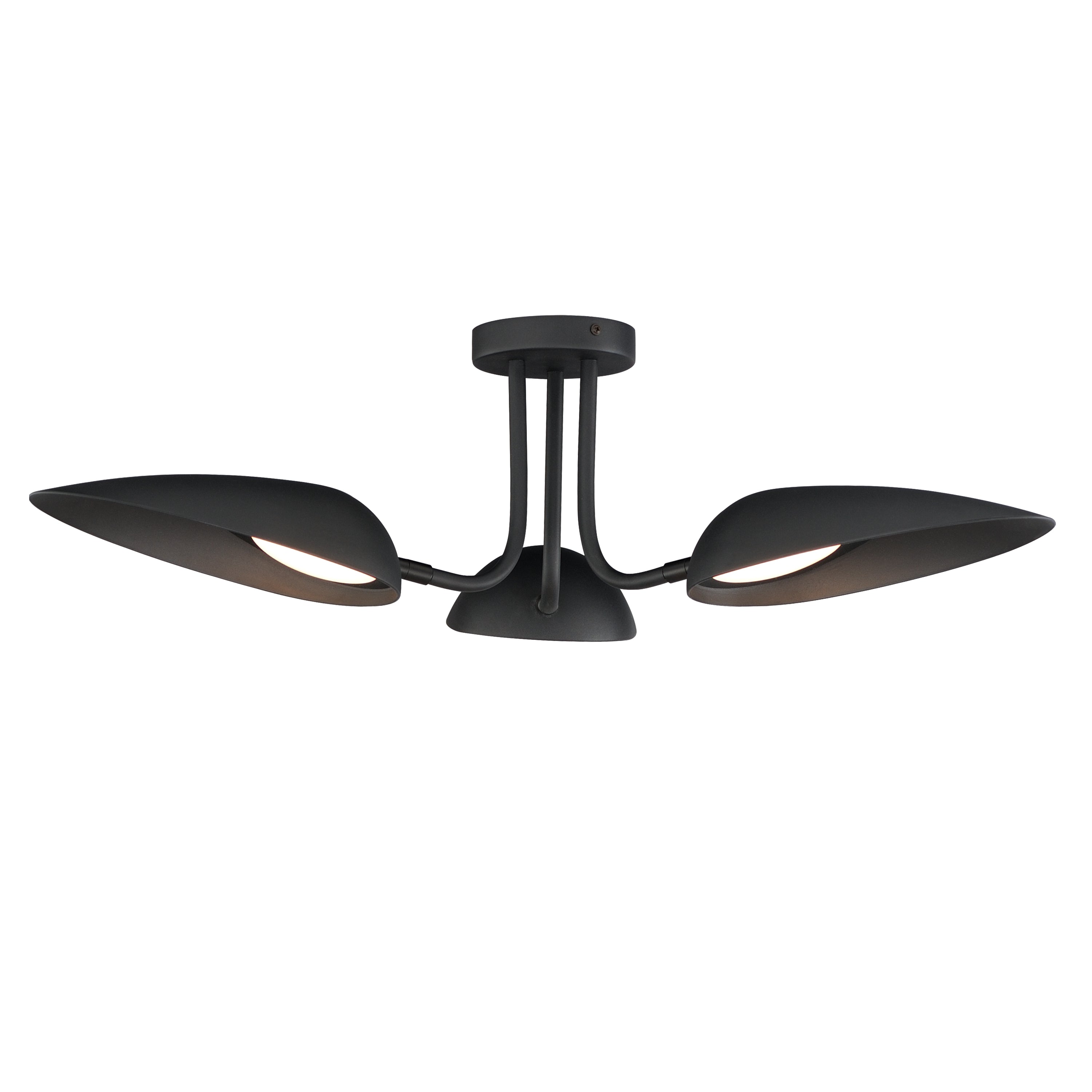 Marsh-Flush Mount Flush Mount Ceiling Light ET2 32x32x8 Black 