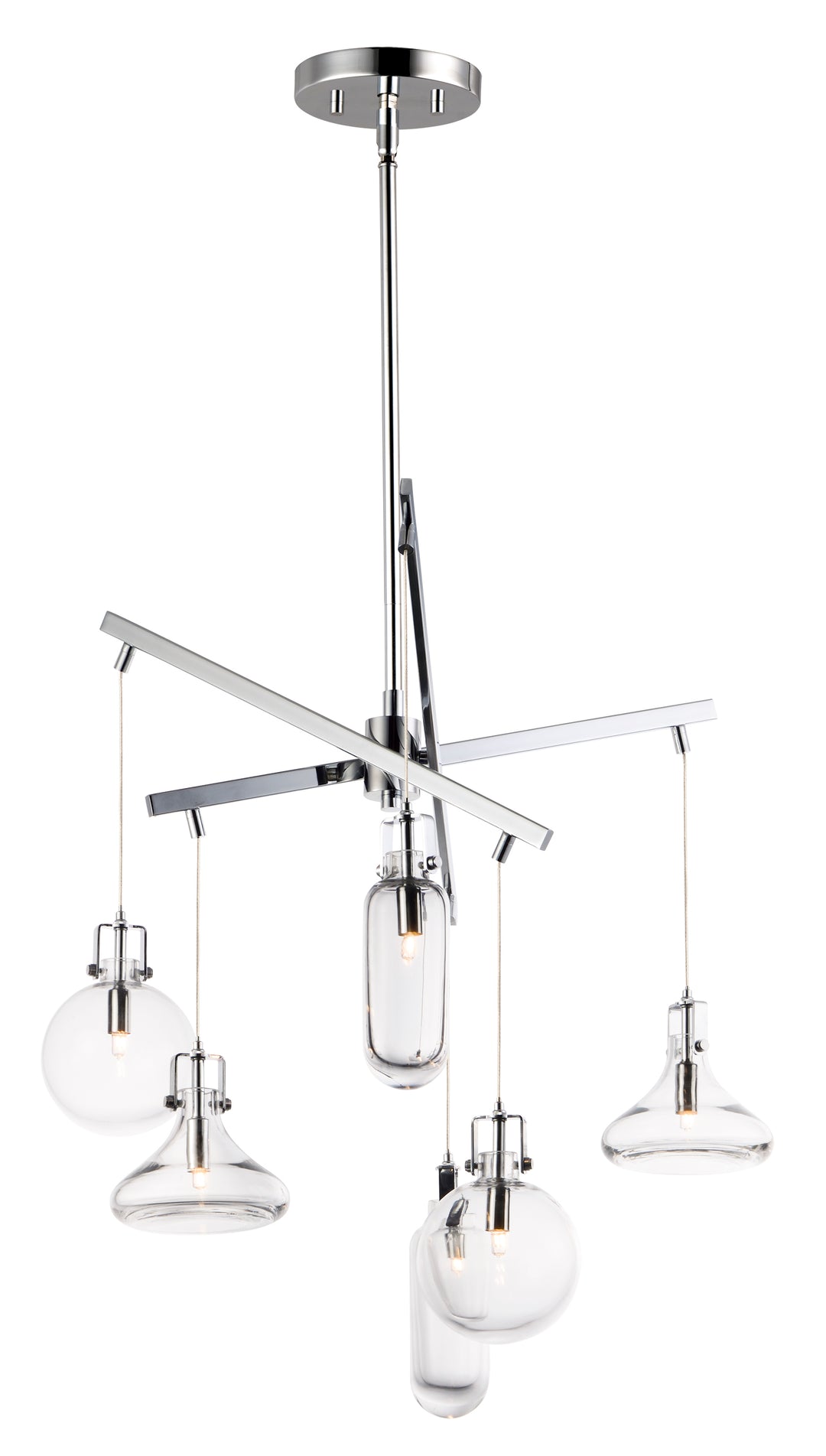 Kem-Multi-Light Pendant Pendants ET2 23.25x24.5x28.75 Polished Chrome 