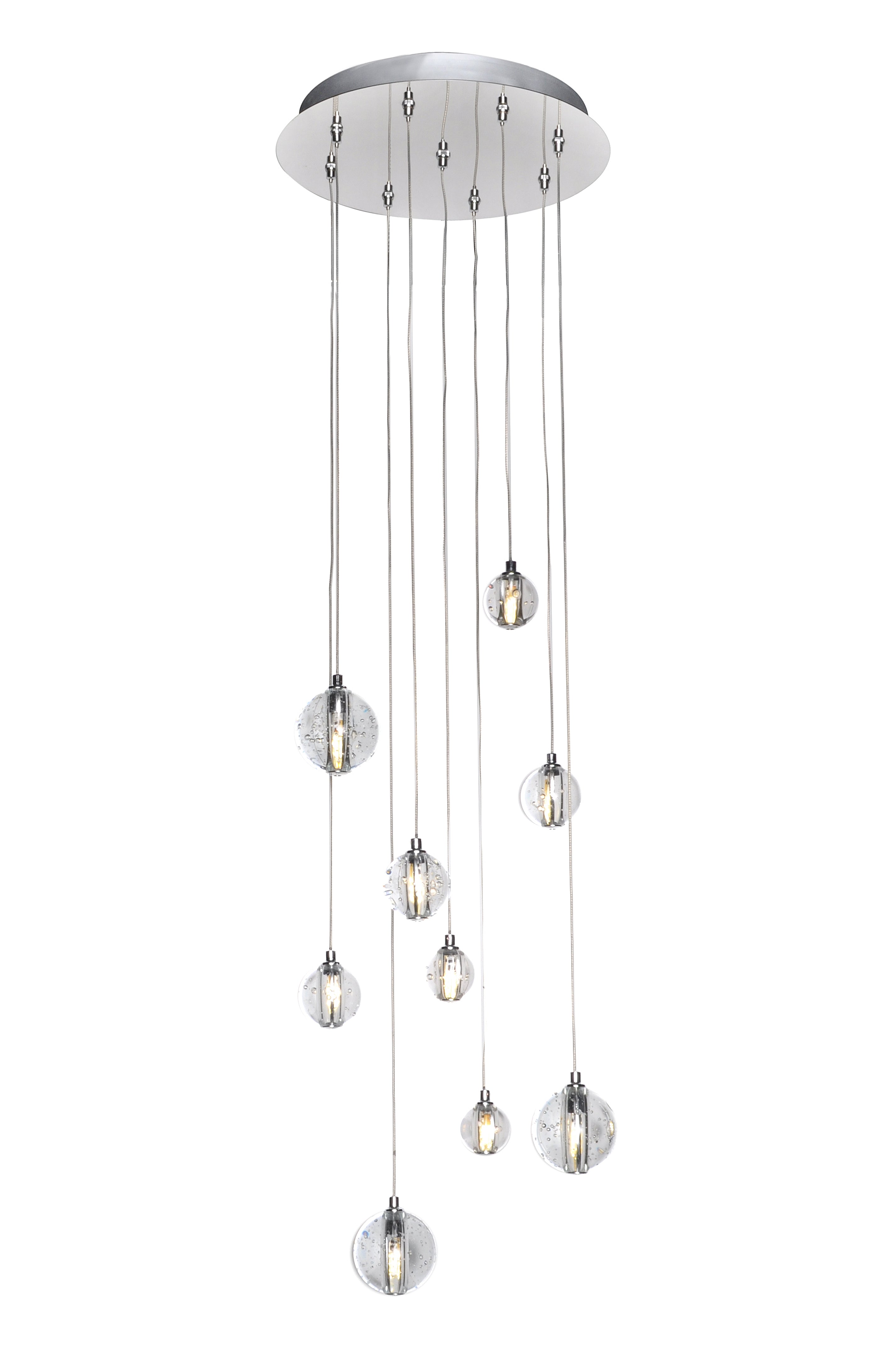 Harmony-Multi-Light Pendant Pendant ET2 12.75x12.75x3.75 Polished Chrome 