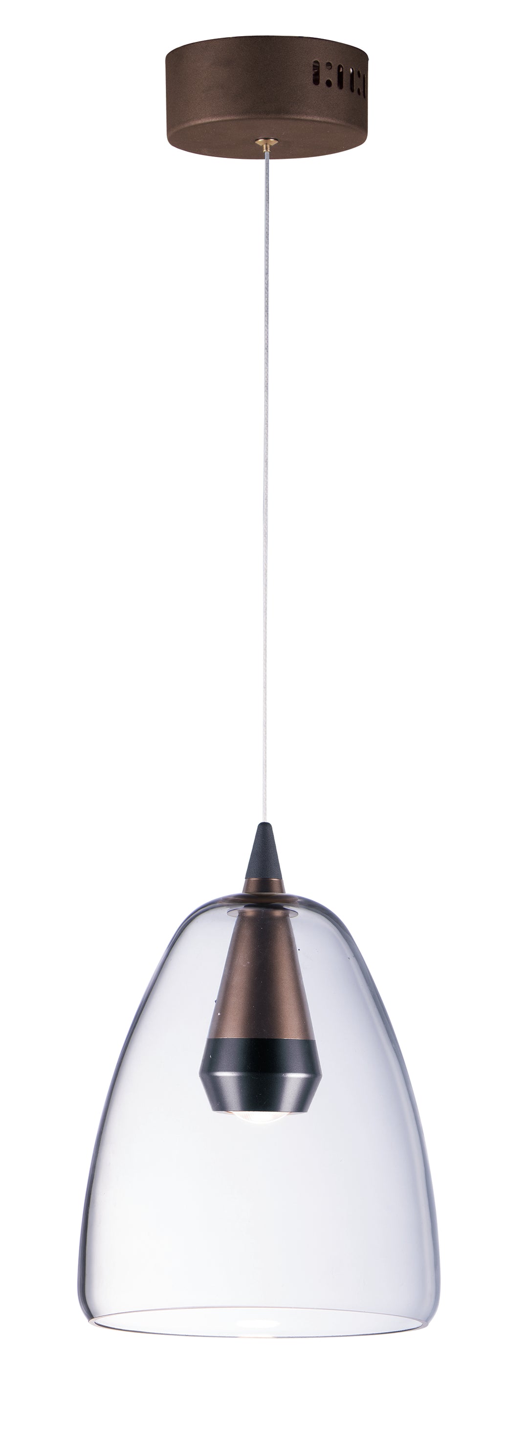 Sven-Single Pendant Pendants ET2 8x8x11.25 Black / Coffee 