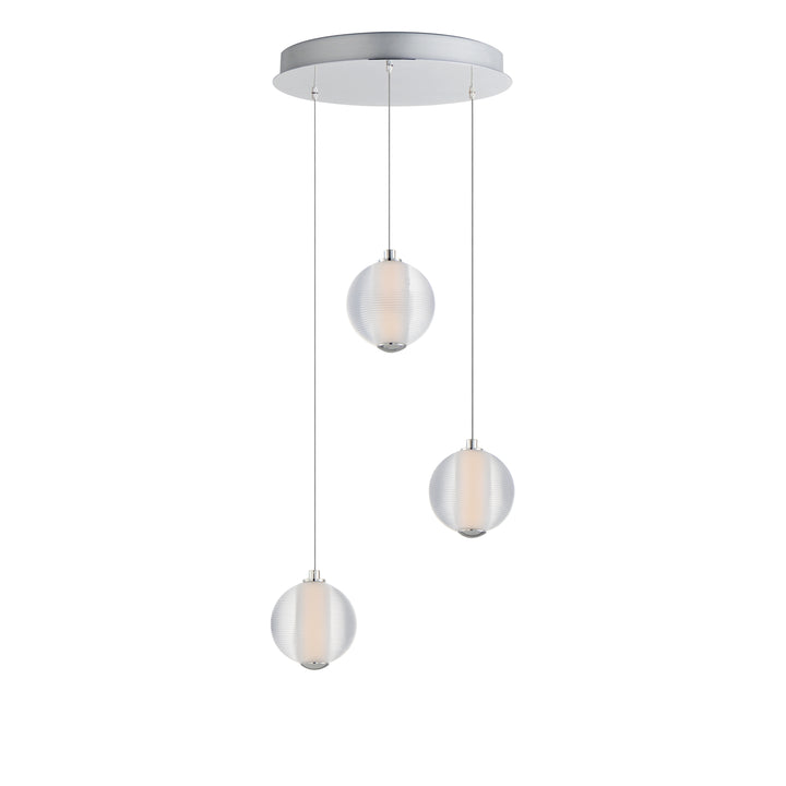 Rhythm-Multi-Light Pendant Pendants ET2 11.75x11.75x5 Polished Chrome 