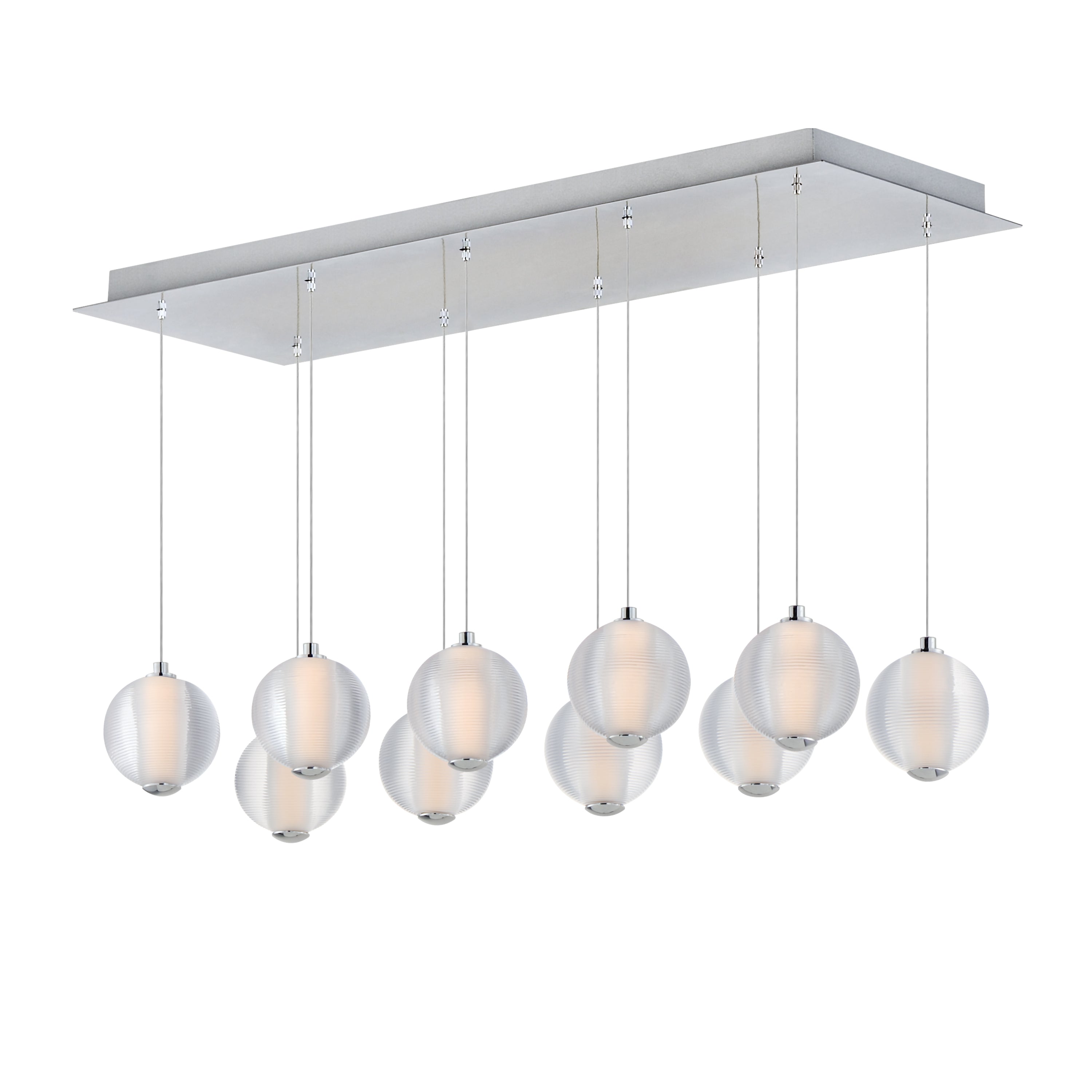 Rhythm-Linear Pendant Pendant ET2 33.5x11x5 Polished Chrome 