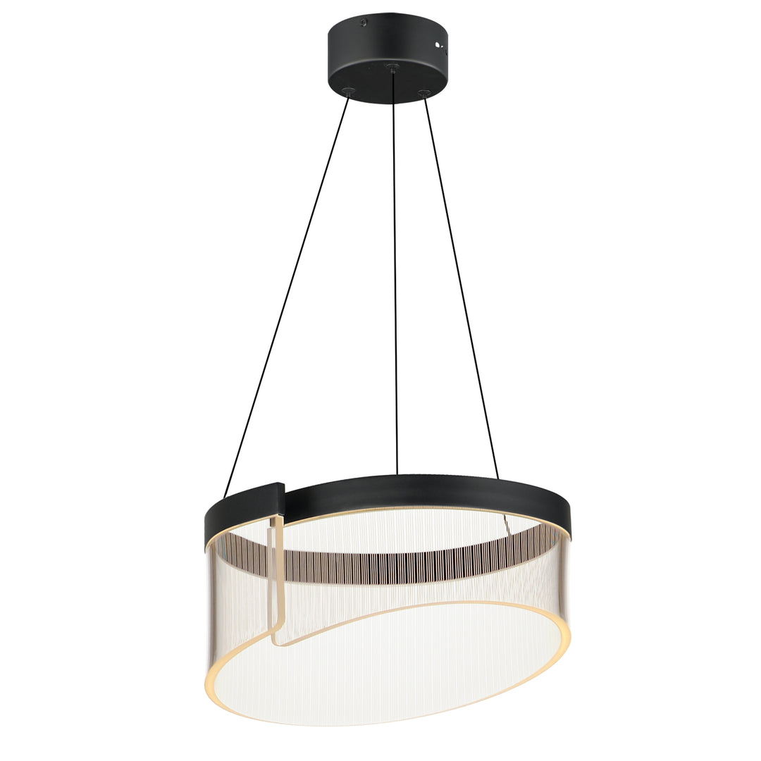 Sonata-Suspension Pendant Pendants ET2 14x13x6.75 Black 