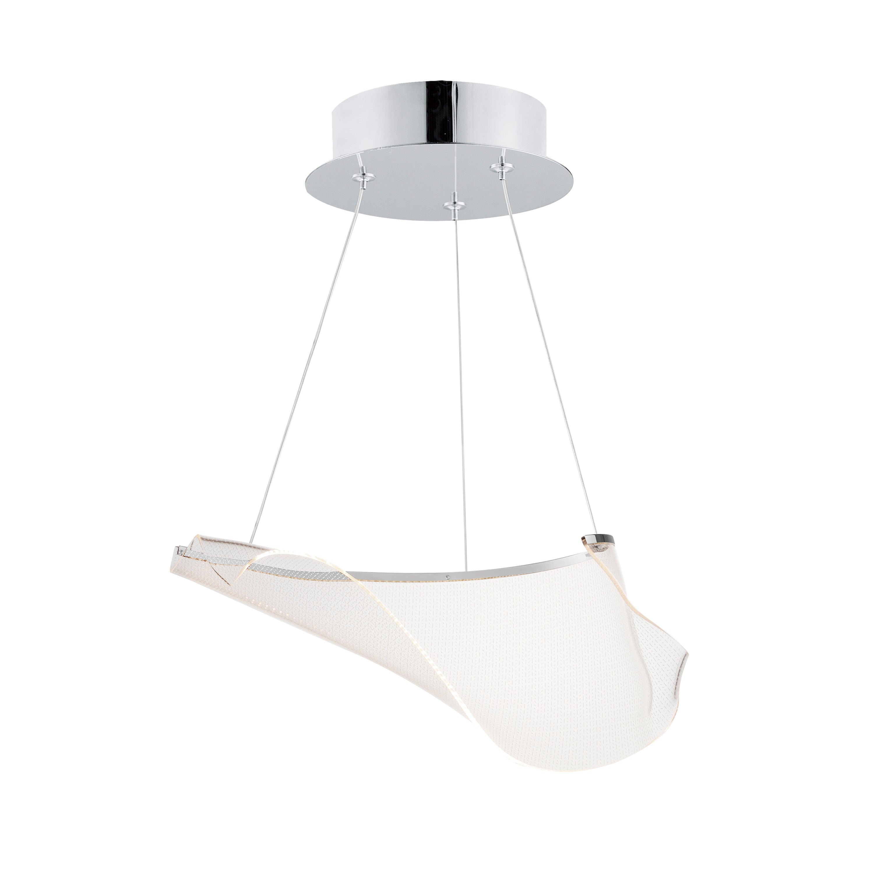 Rinkle-Single Pendant Pendant ET2 21.5x9.75x11 Polished Chrome 