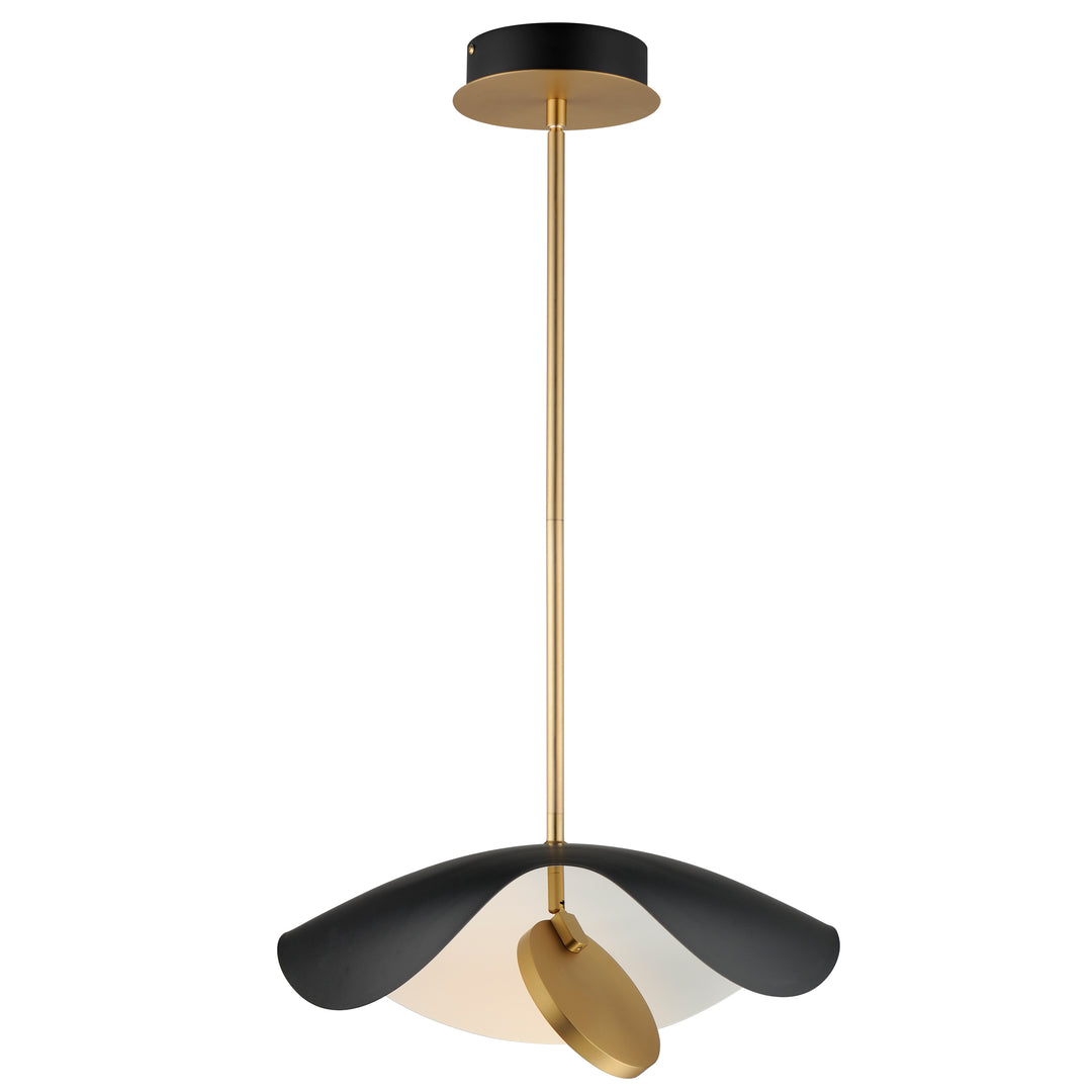 Carmen-Single Pendant Pendants ET2 16.5x16.5x6 Black / Gold 