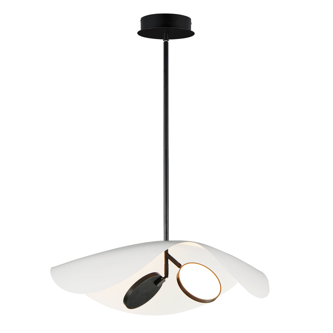 Carmen-Single Pendant Pendants ET2 24x24x8 Black 