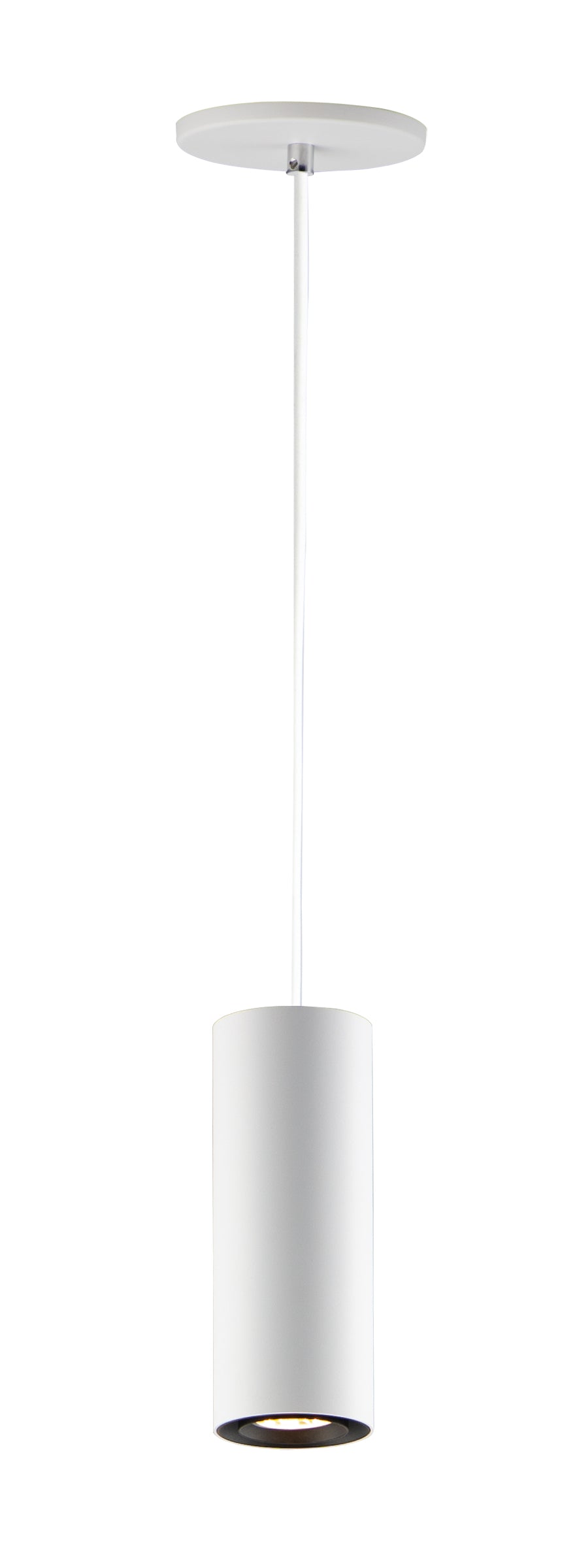 Dwell-Single Pendant Pendants ET2 3.5x3.5x11.75 White 