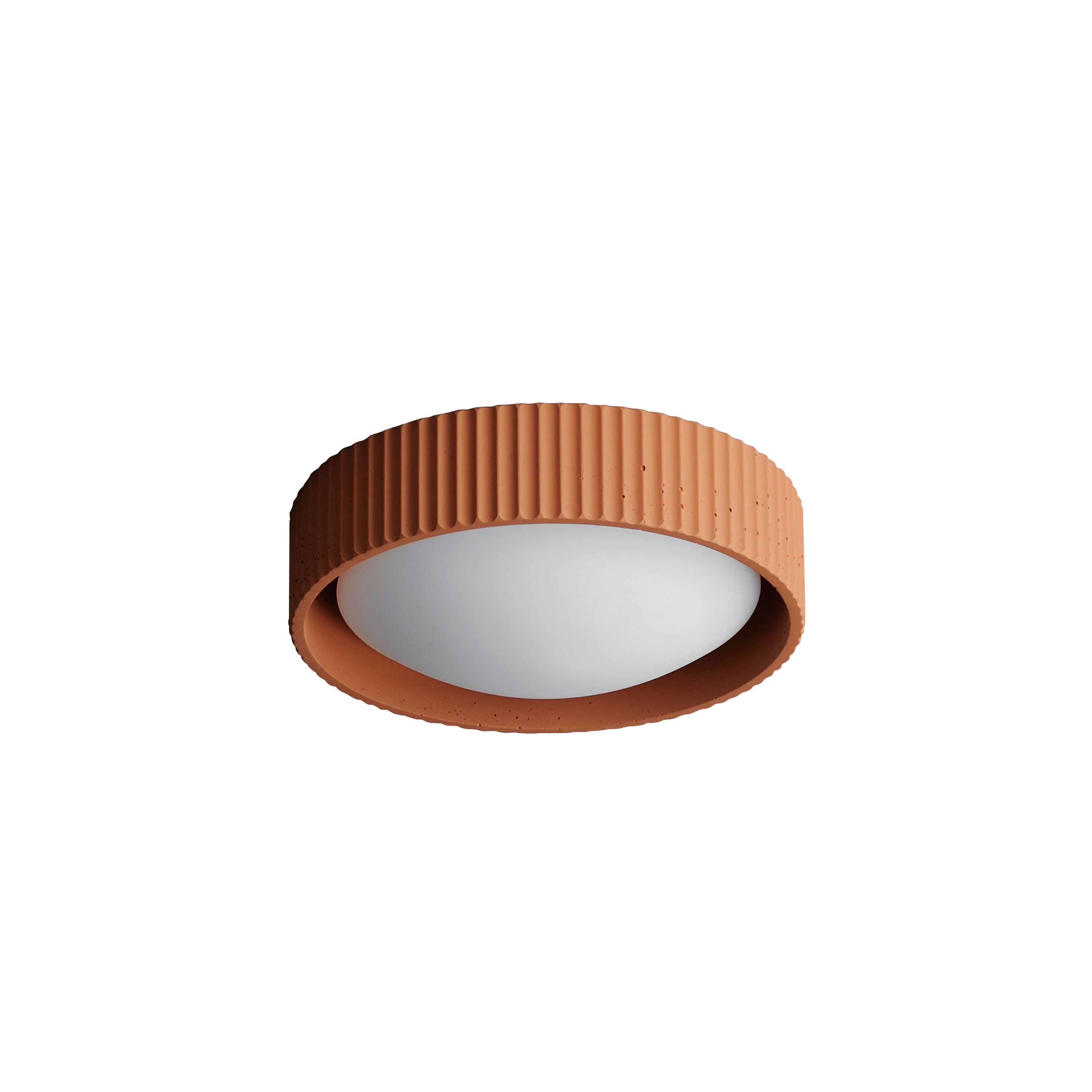 Souffle-Flush Mount Flush Mount Ceiling Light ET2 10.5x10.5x3.25 Terra Cotta 