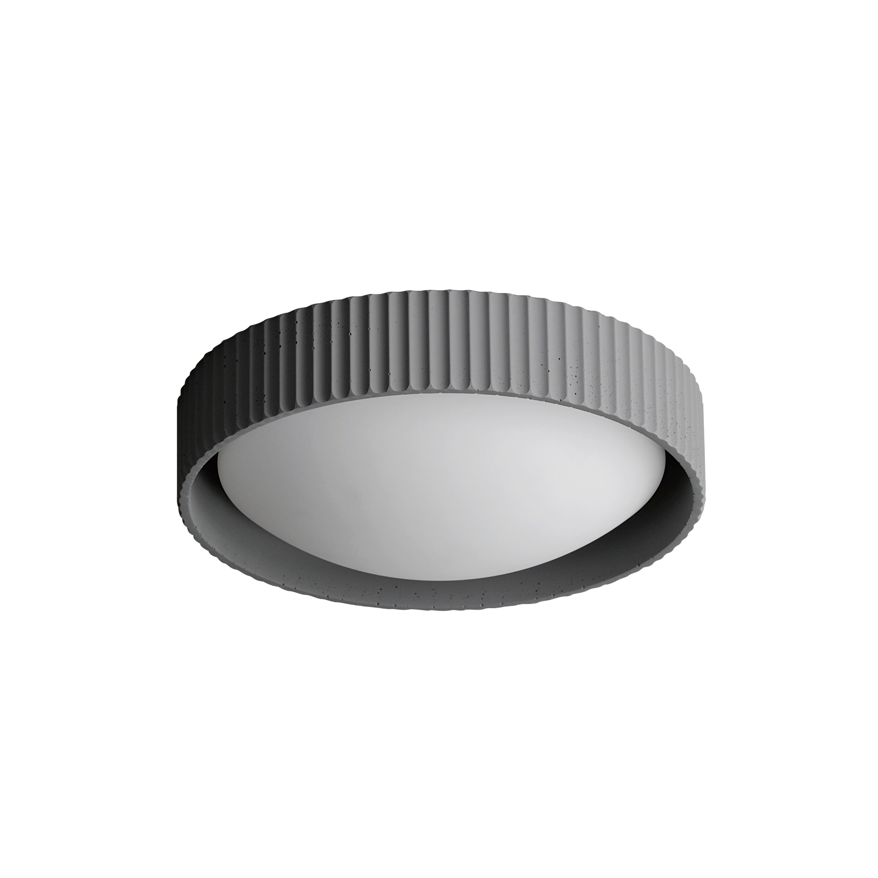 Souffle-Flush Mount Flush Mount Ceiling Light ET2 13.75x13.75x3.75 Gray 