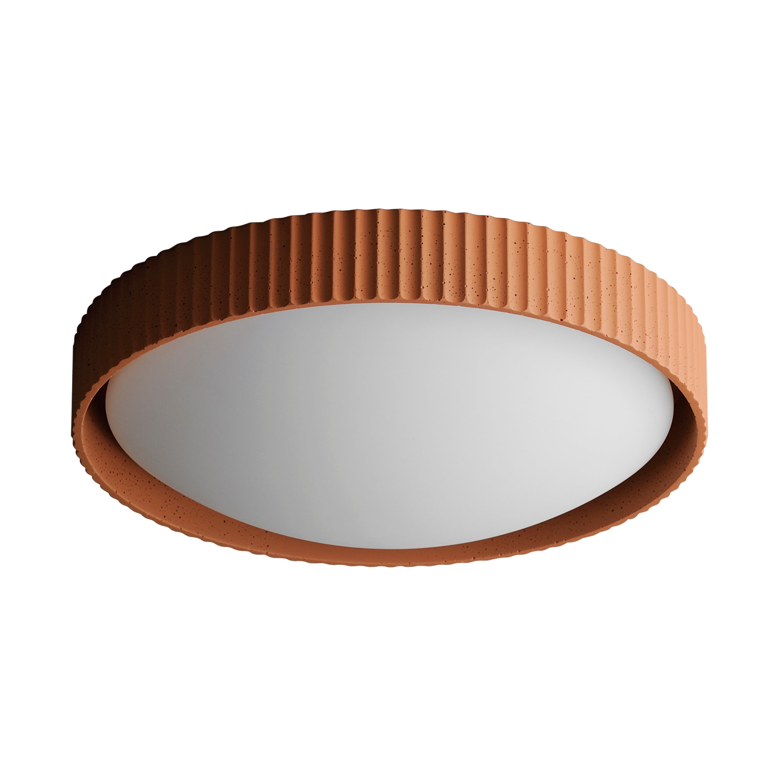 Souffle-Flush Mount Flush Mount Ceiling Light ET2 18x18x4.5 Terra Cotta 