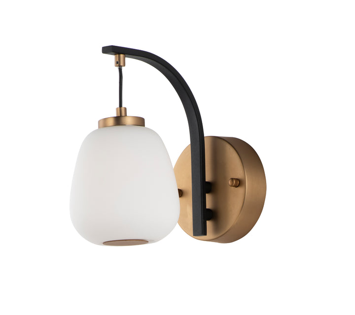 Soji-Wall Sconce Wall Sconces ET2 9x4.75x9.25 Black / Gold 