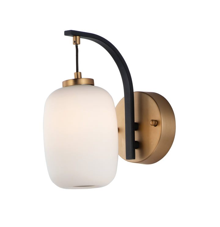 Soji-Wall Sconce Wall Sconces ET2 9x4.75x10.25 Black / Gold 